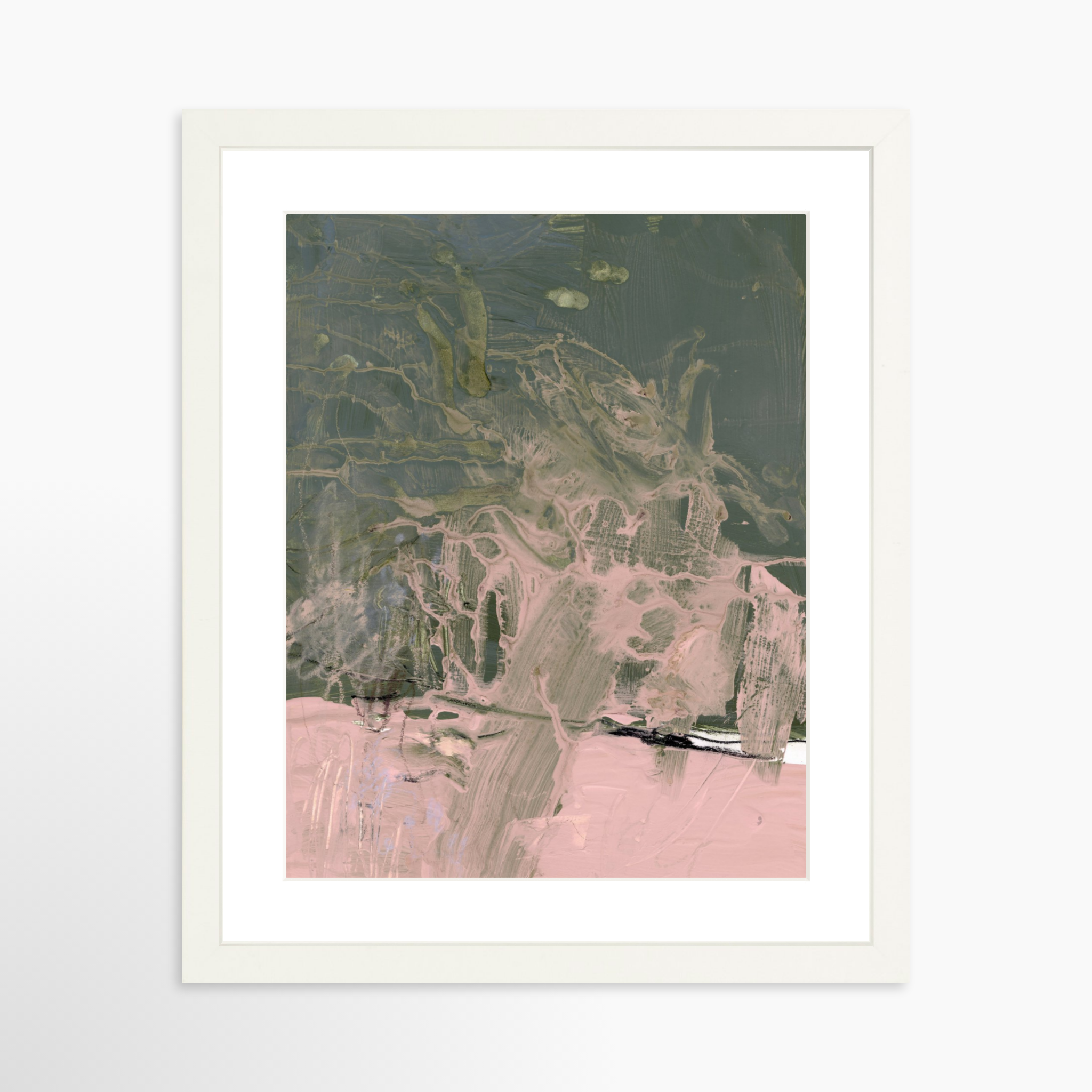 11x14 / White Frame + White Mat