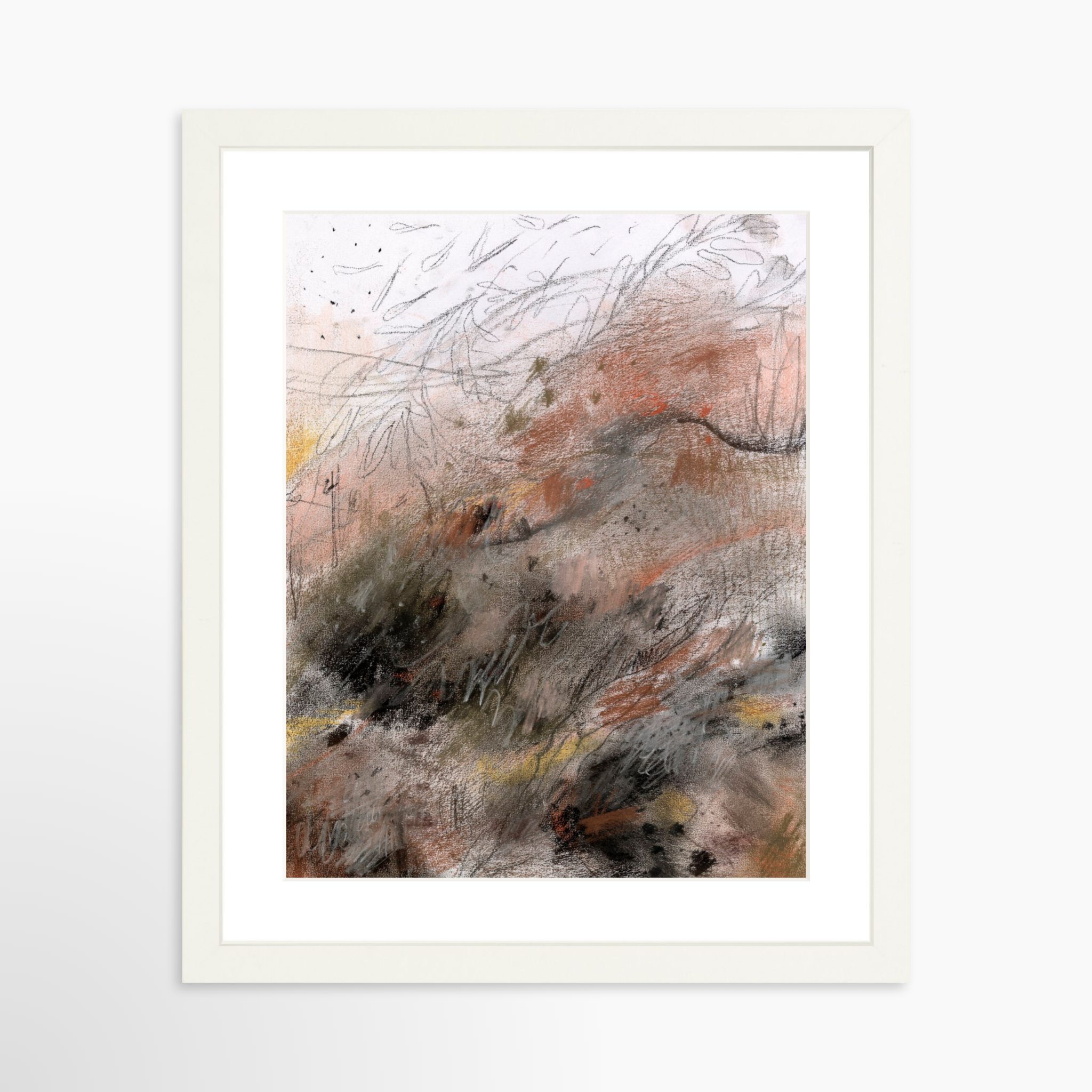 11x14 / White Frame + White Mat