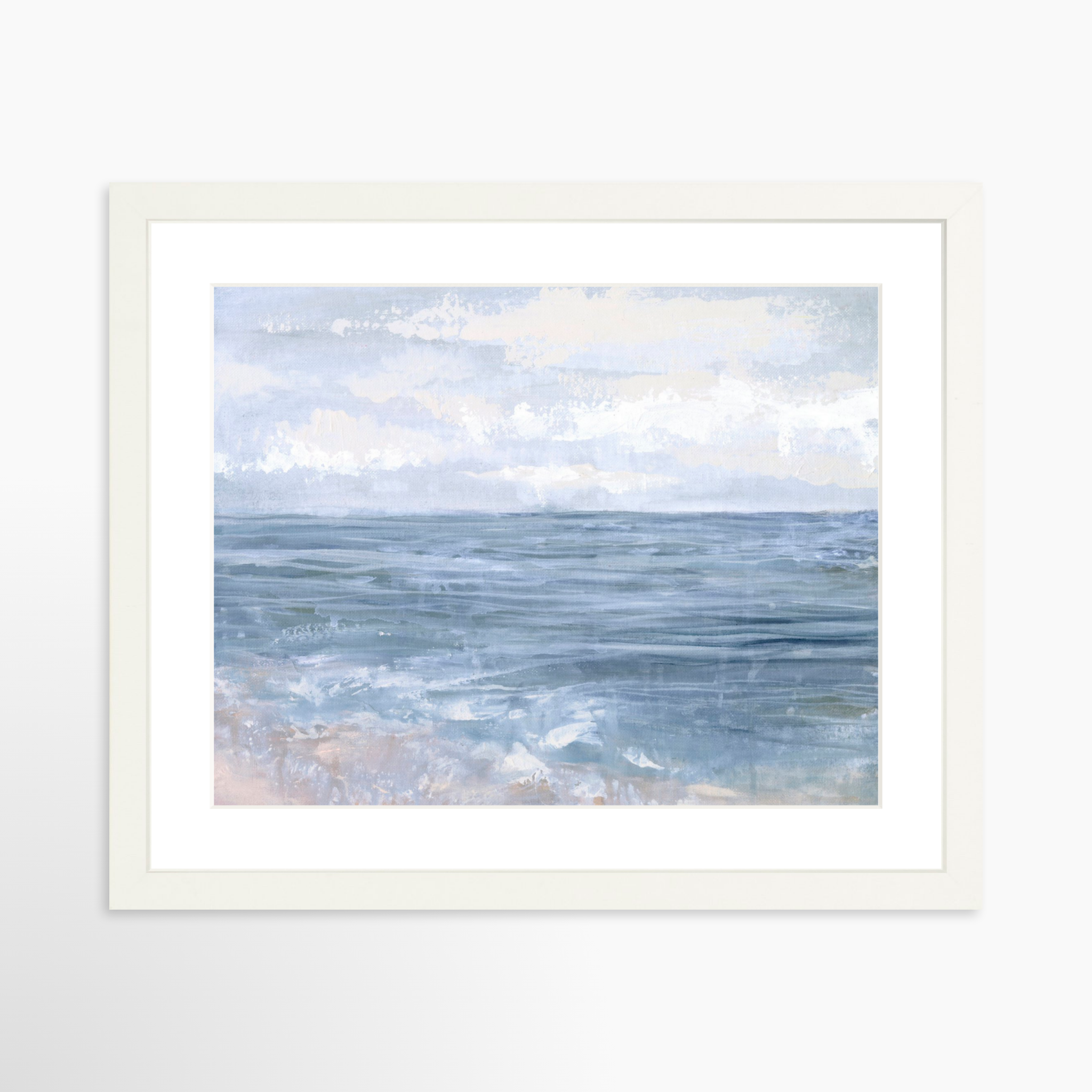 14x11 / White Frame + White Mat