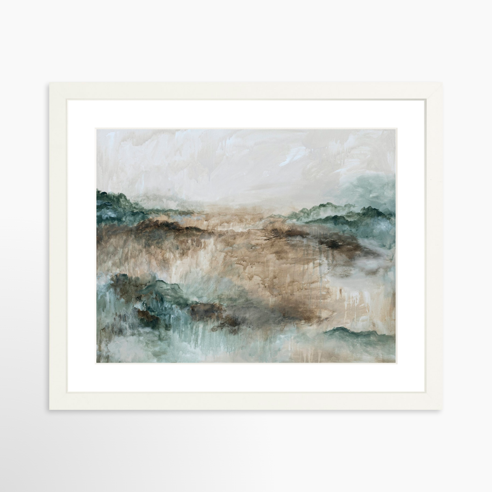 14x11 / White Frame + White Mat