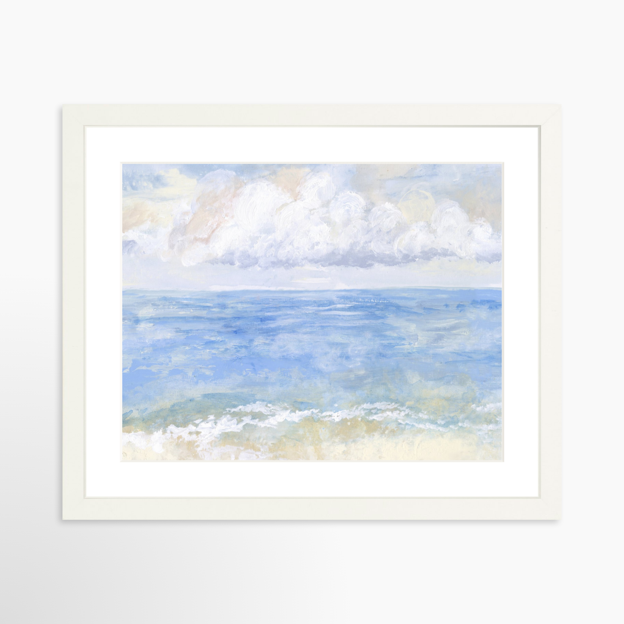 14x11 / White Frame + White Mat
