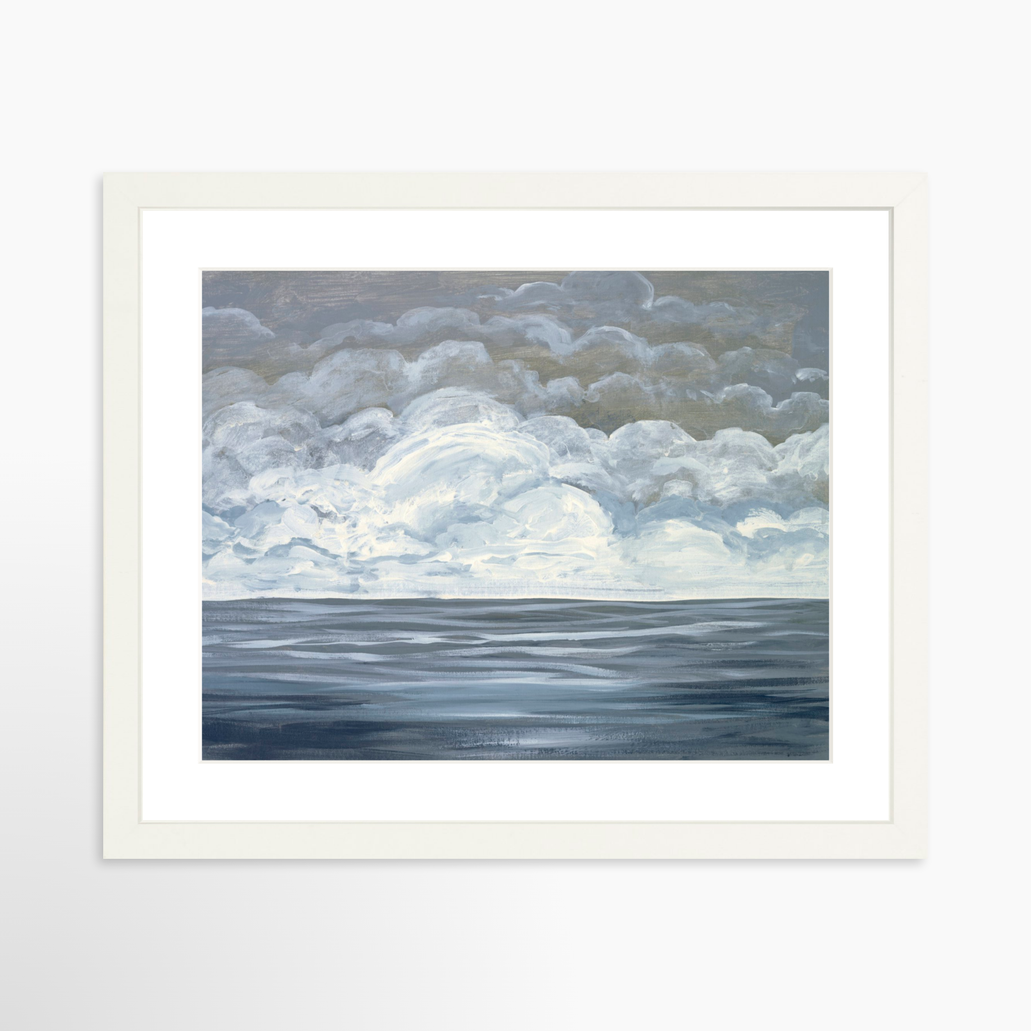 14x11 / White Frame + White Mat