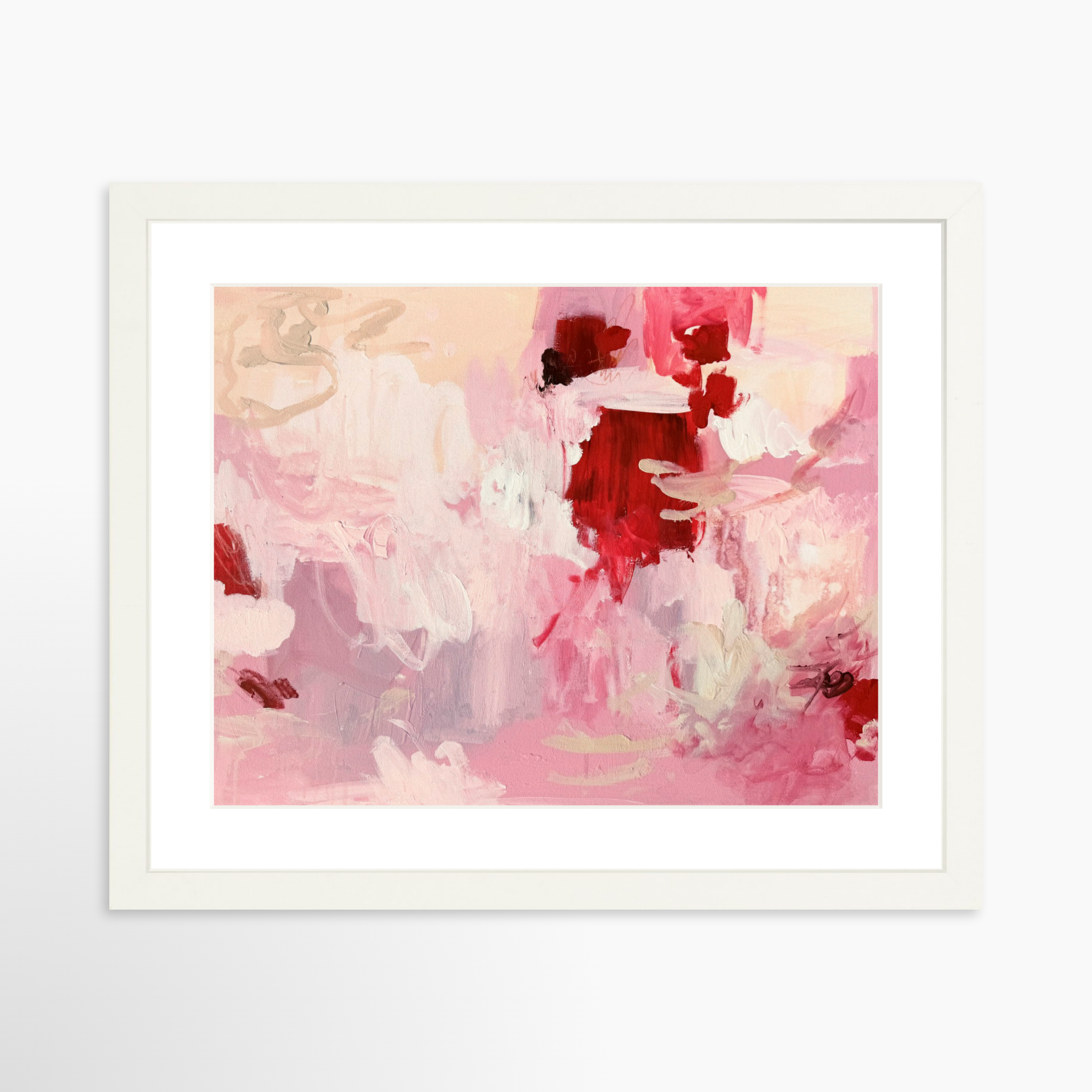 14x11 / White Frame + White Mat