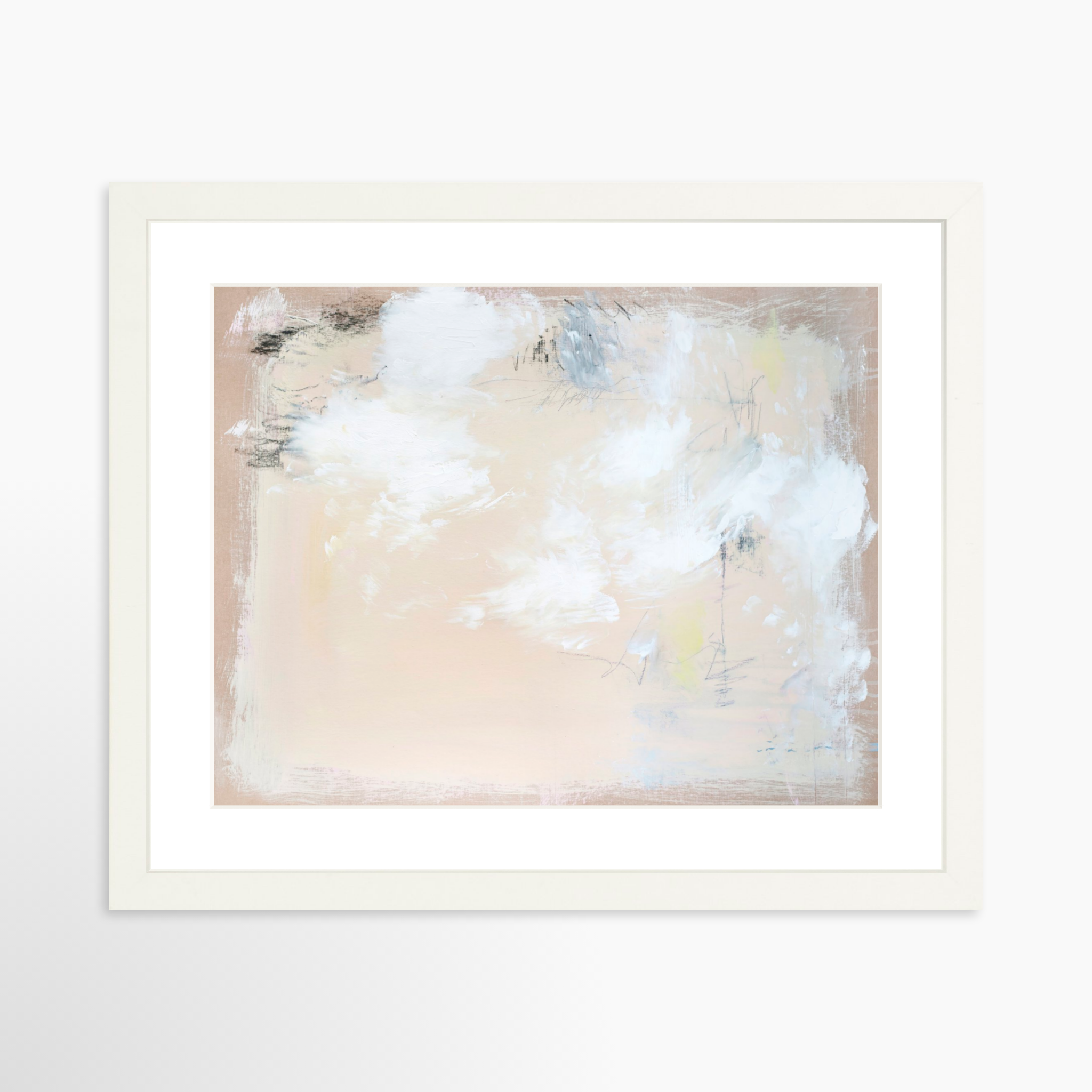 14x11 / White Frame + White Mat