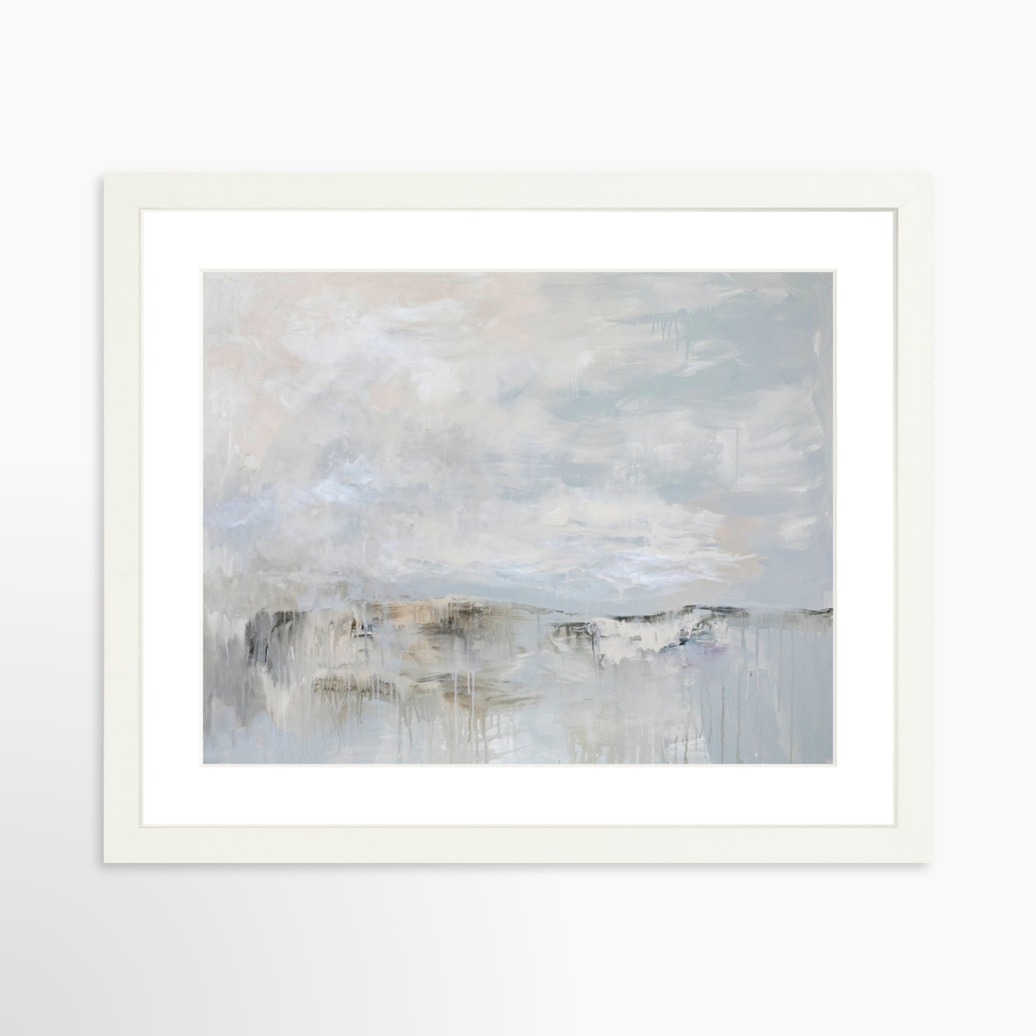 14x11 / White Frame + White Mat