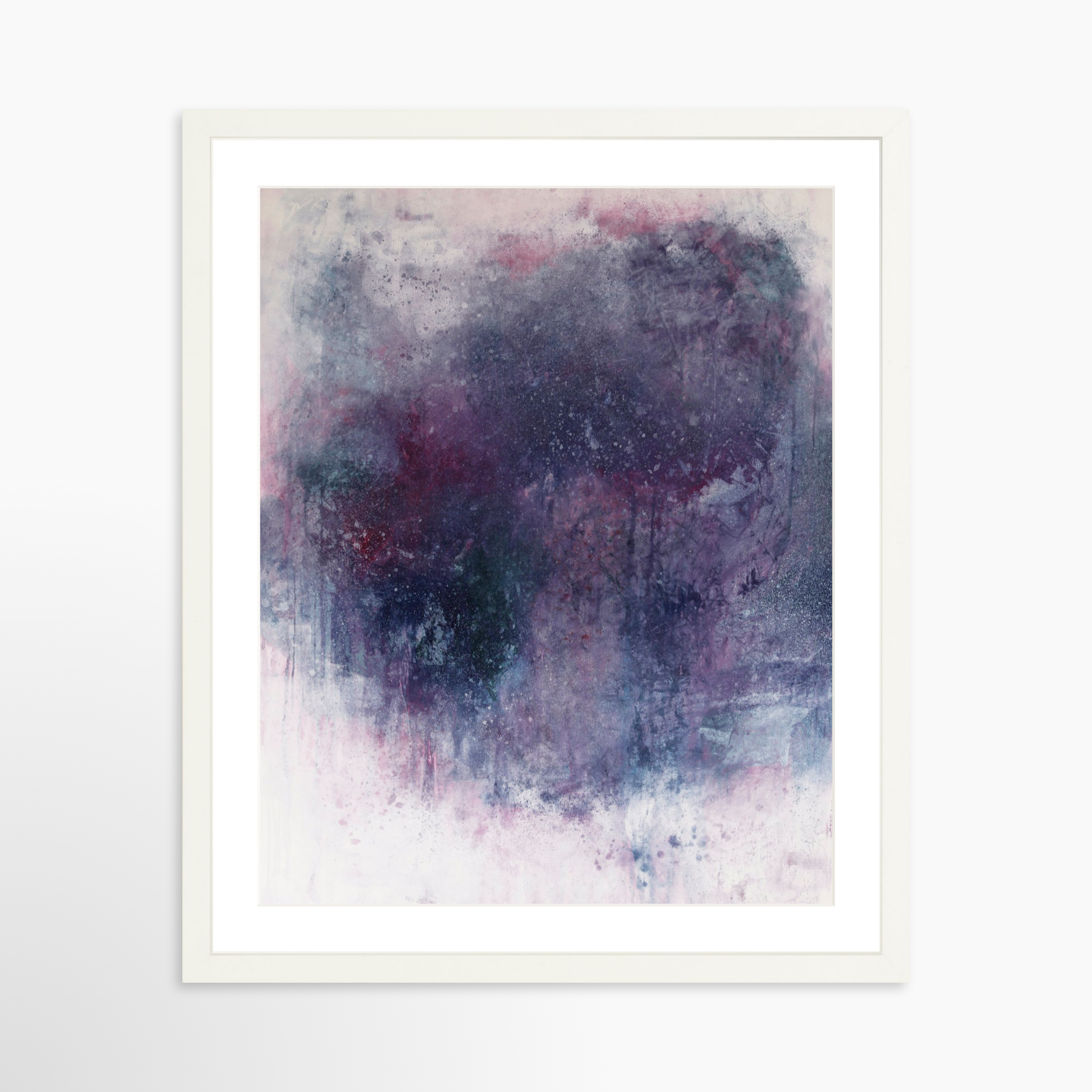 16x20 / White Frame + White Mat