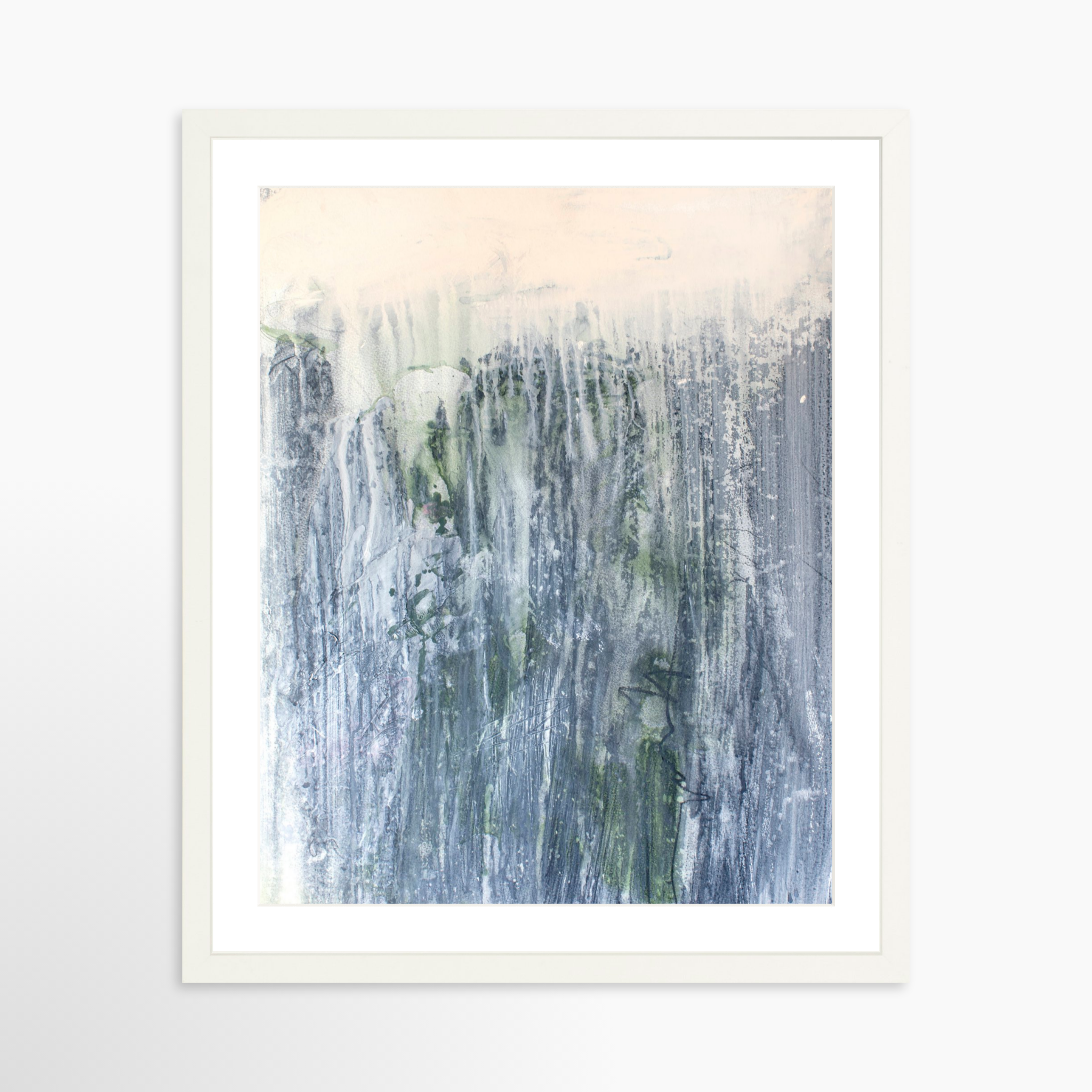 16x20 / White Frame + White Mat