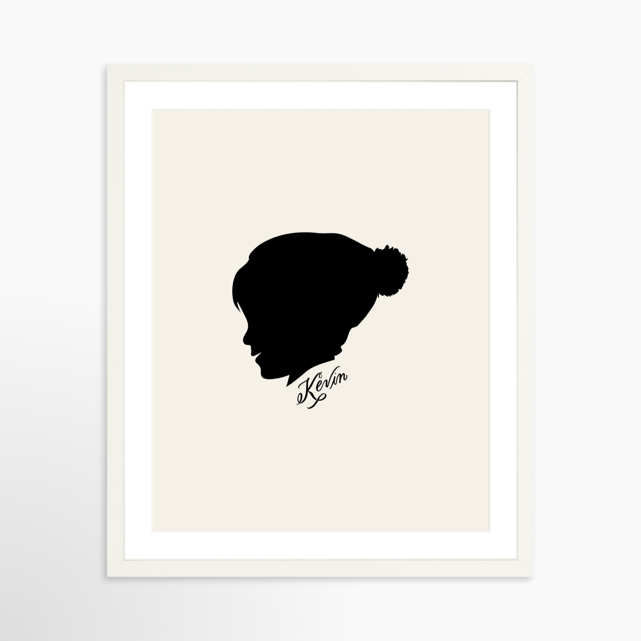 16x20 / White Frame + White Mat