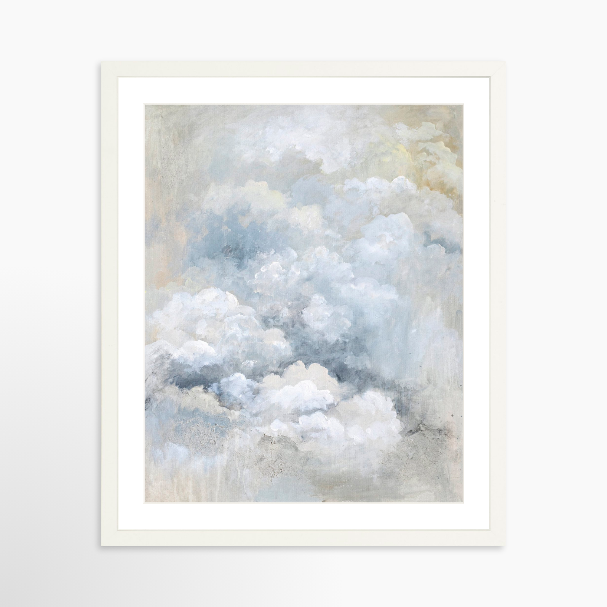 16x20 / White Frame + White Mat