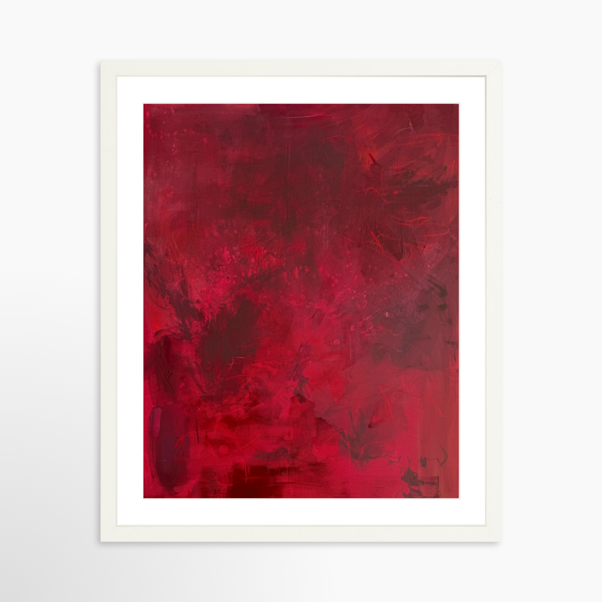 16x20 / White Frame + White Mat