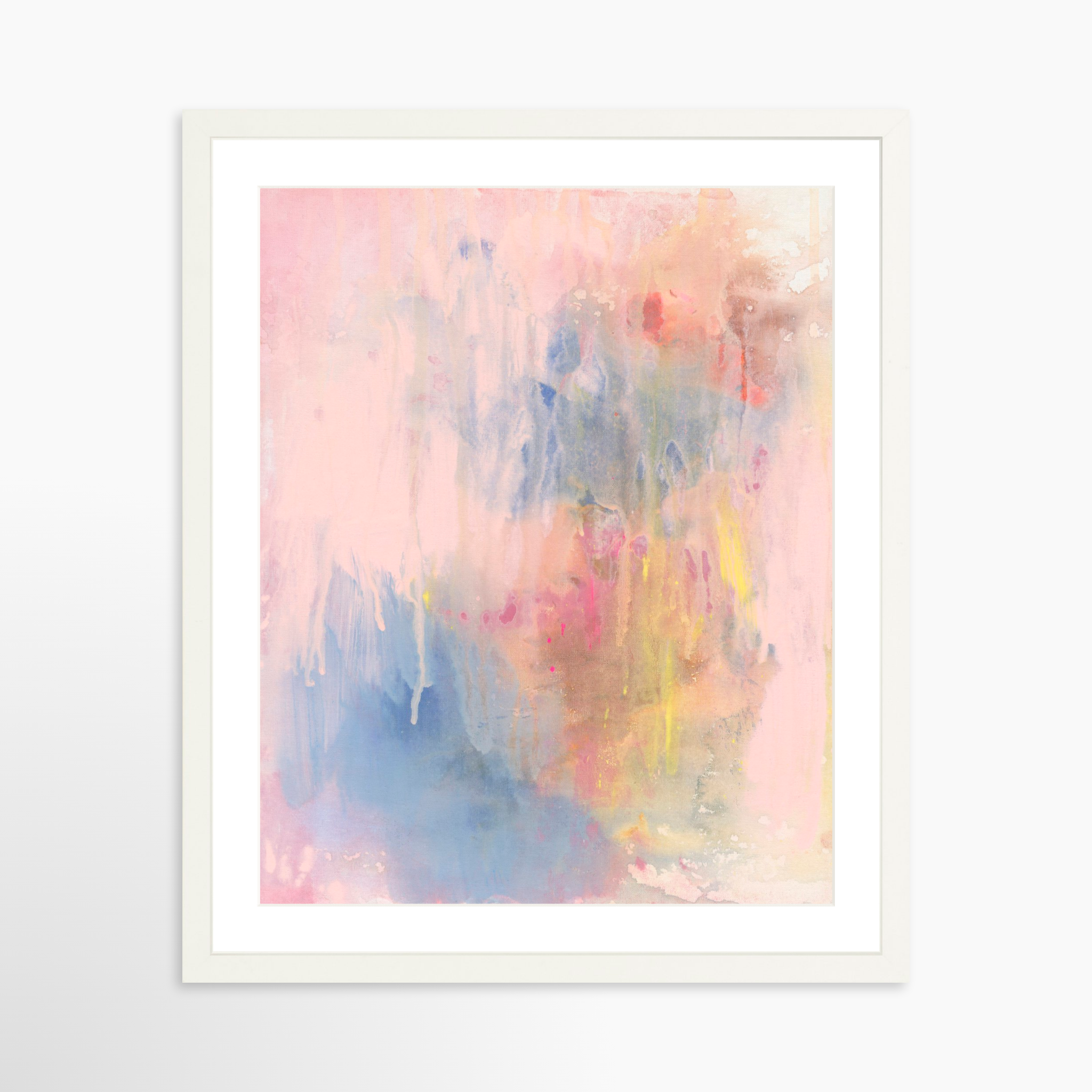 16x20 / White Frame + White Mat