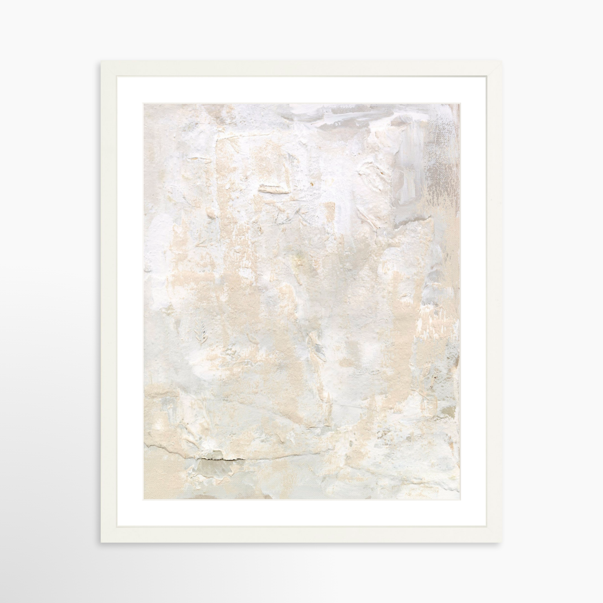 16x20 / White Frame + White Mat
