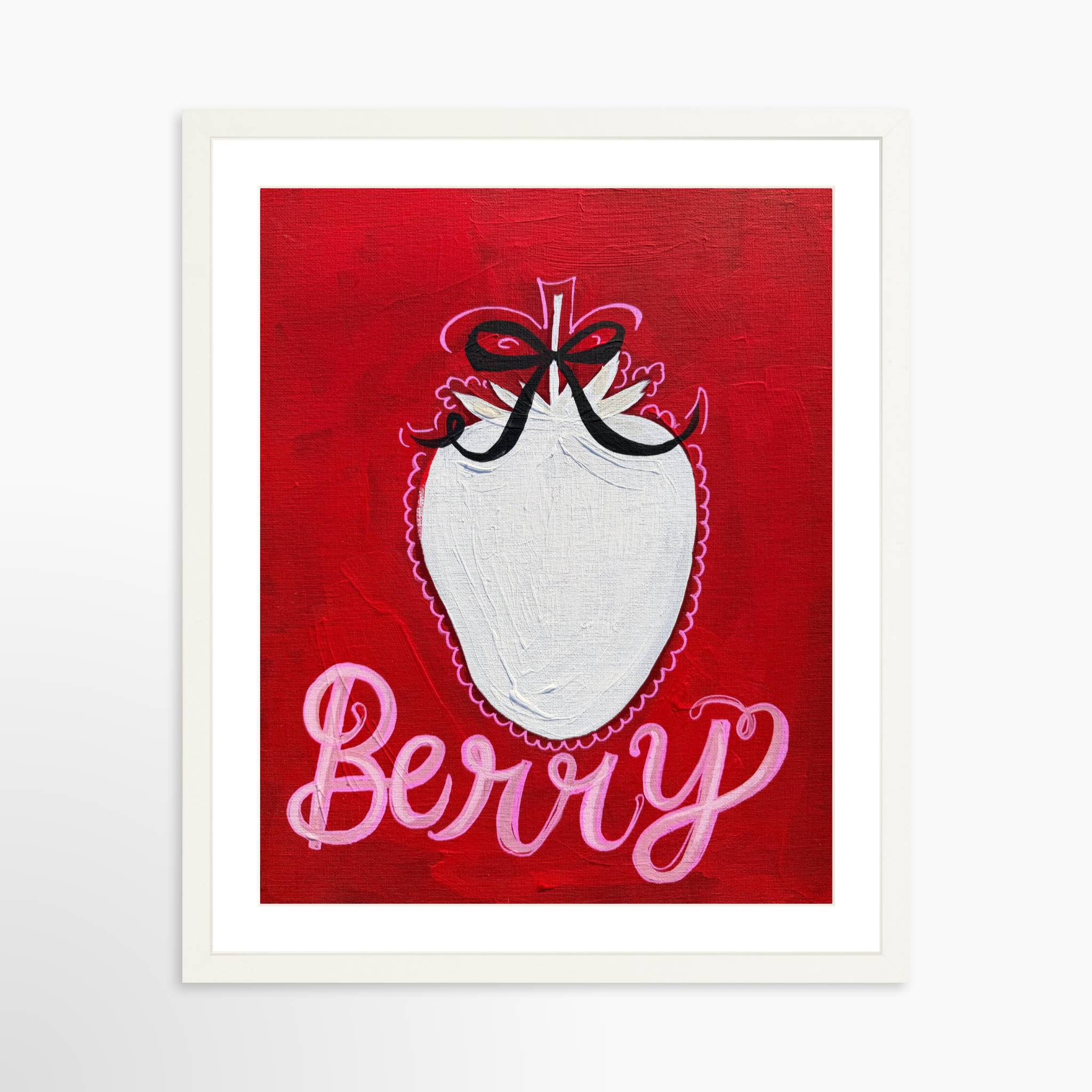 16x20 / White Frame + White Mat