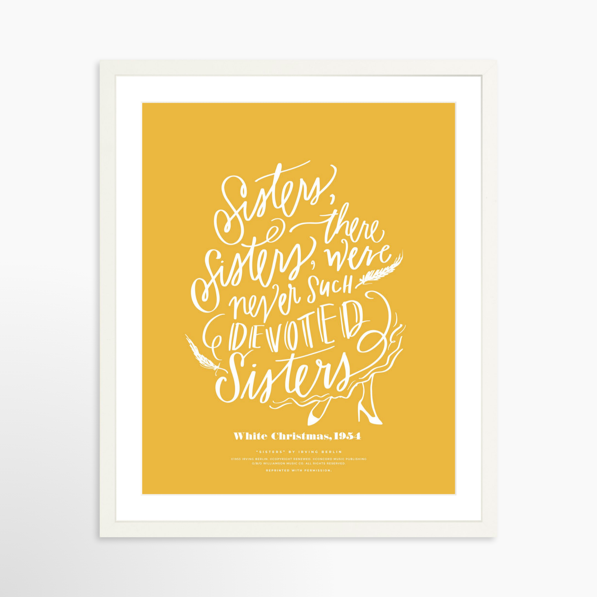 16x20 / White Frame + White Mat