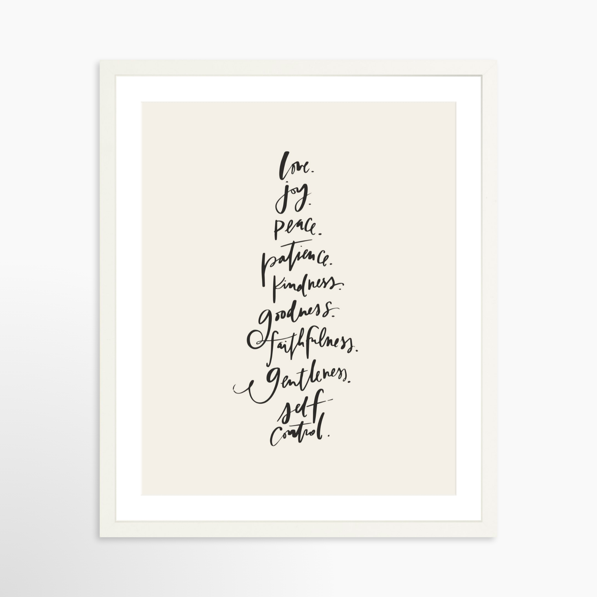 16x20 / White Frame + White Mat