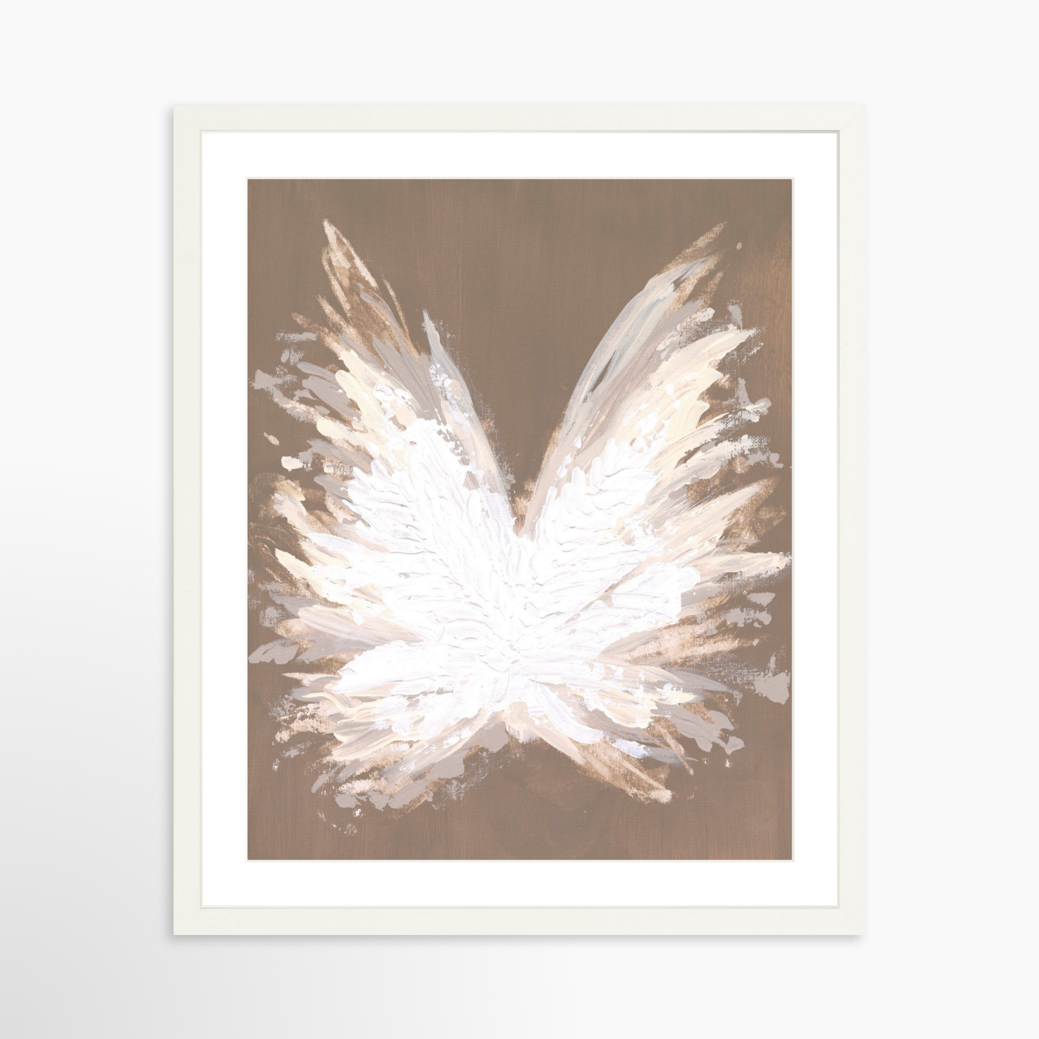 16x20 / White Frame + White Mat