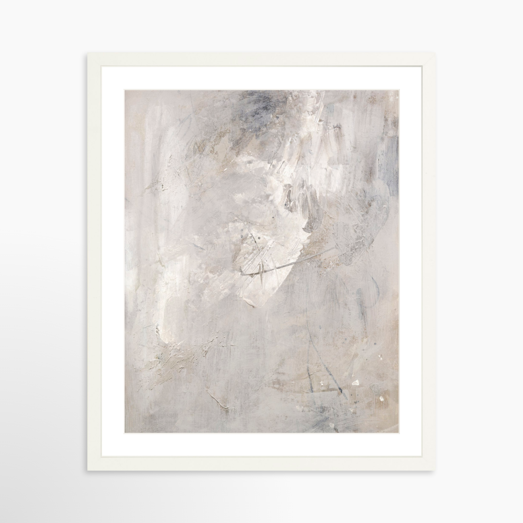 16x20 / White Frame + White Mat