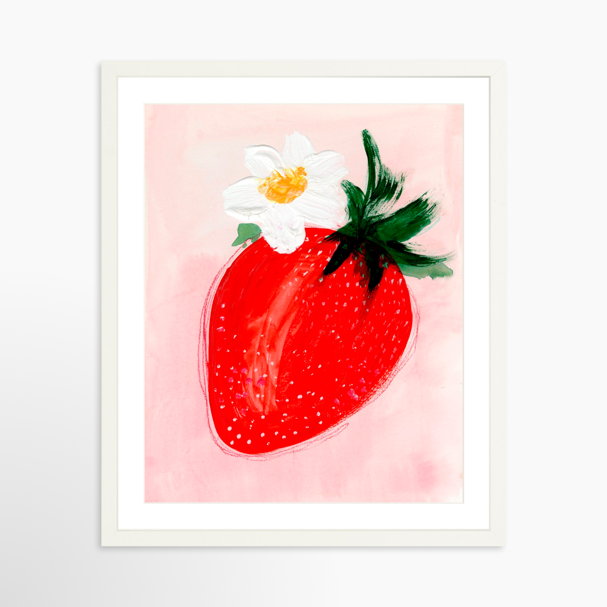 16x20 / White Frame + White Mat