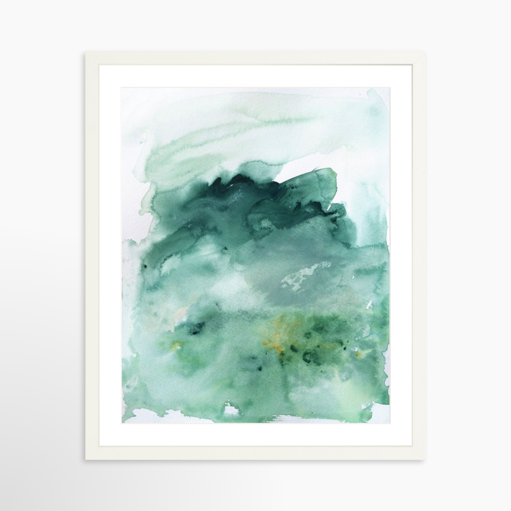 16x20 / White Frame + White Mat