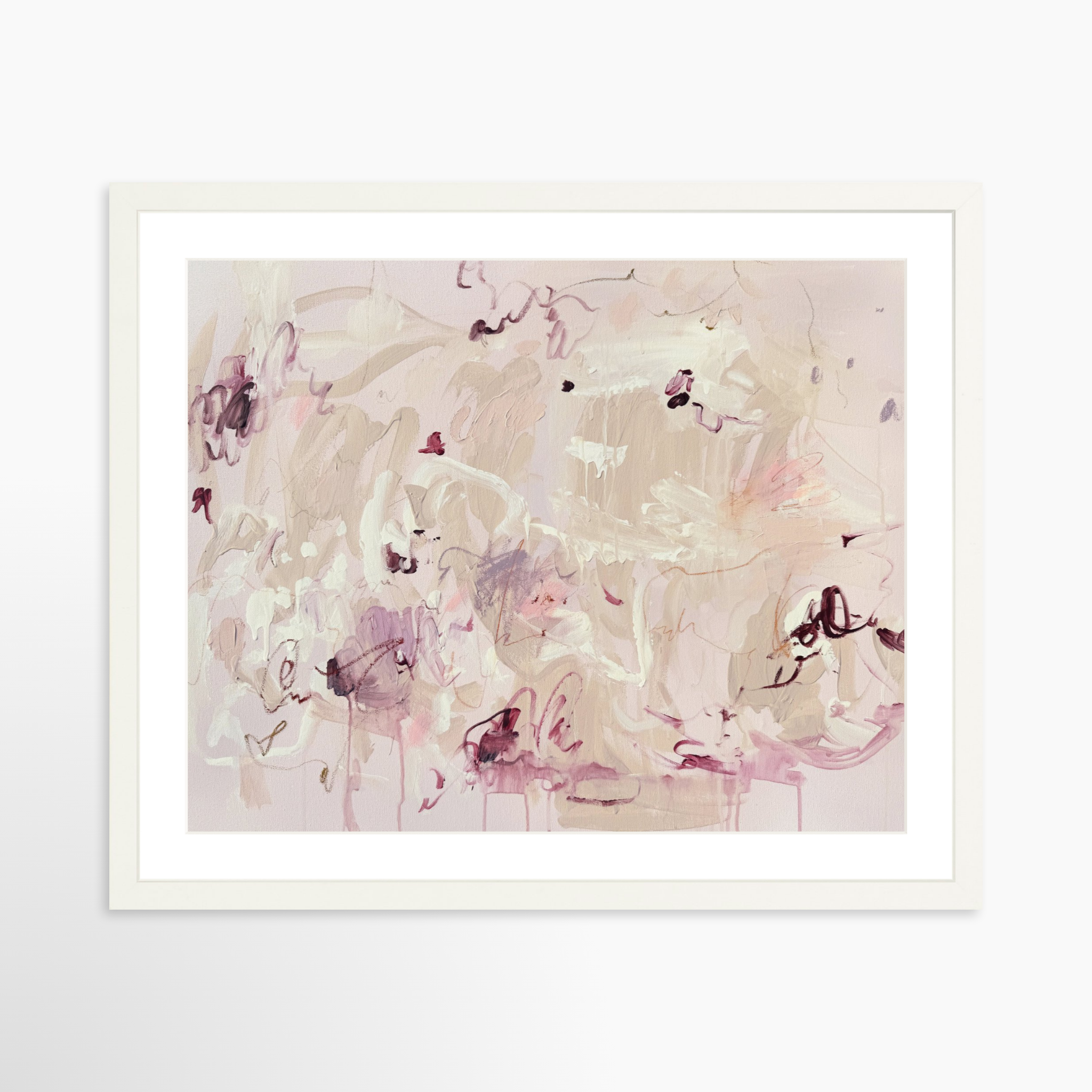 20x16 / White Frame + White Mat