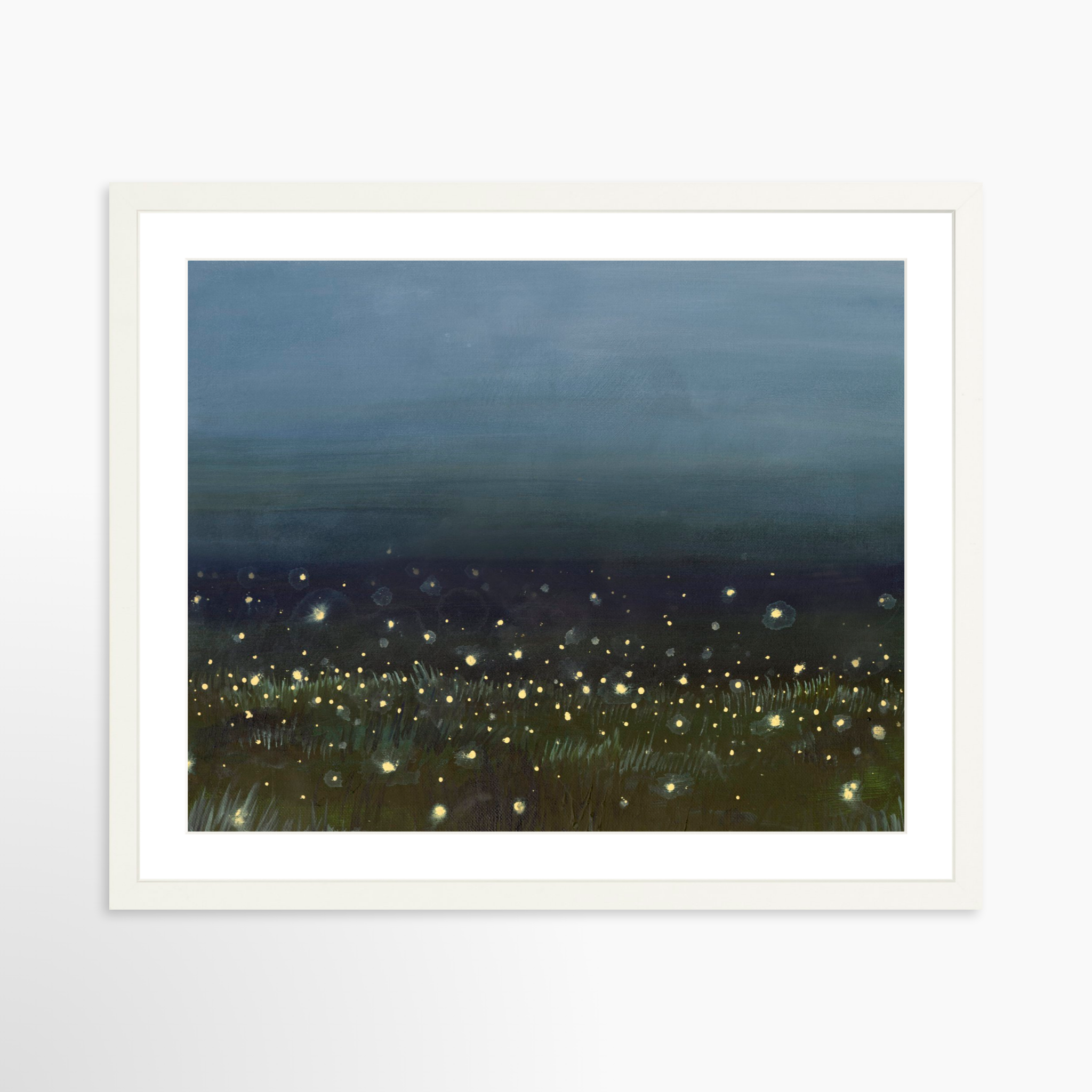 20x16 / White Frame + White Mat