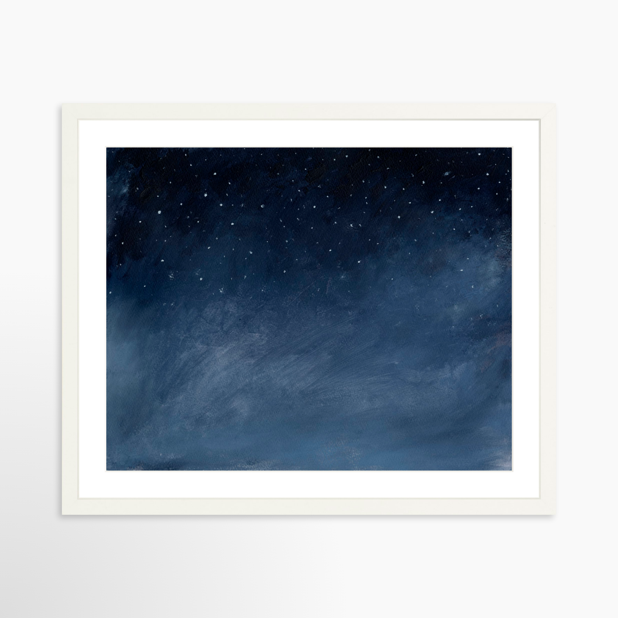 20x16 / White Frame + White Mat