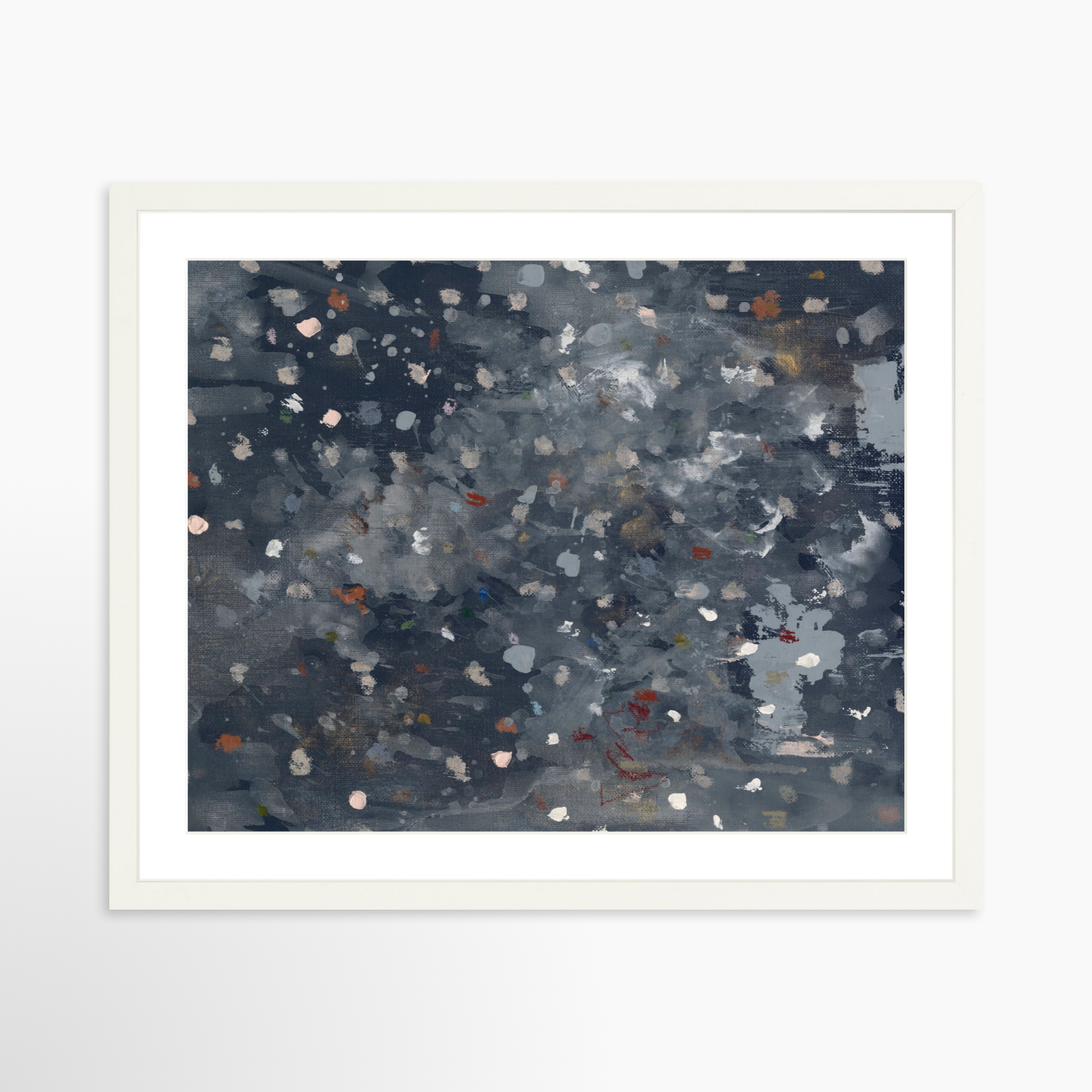 20x16 / White Frame + White Mat