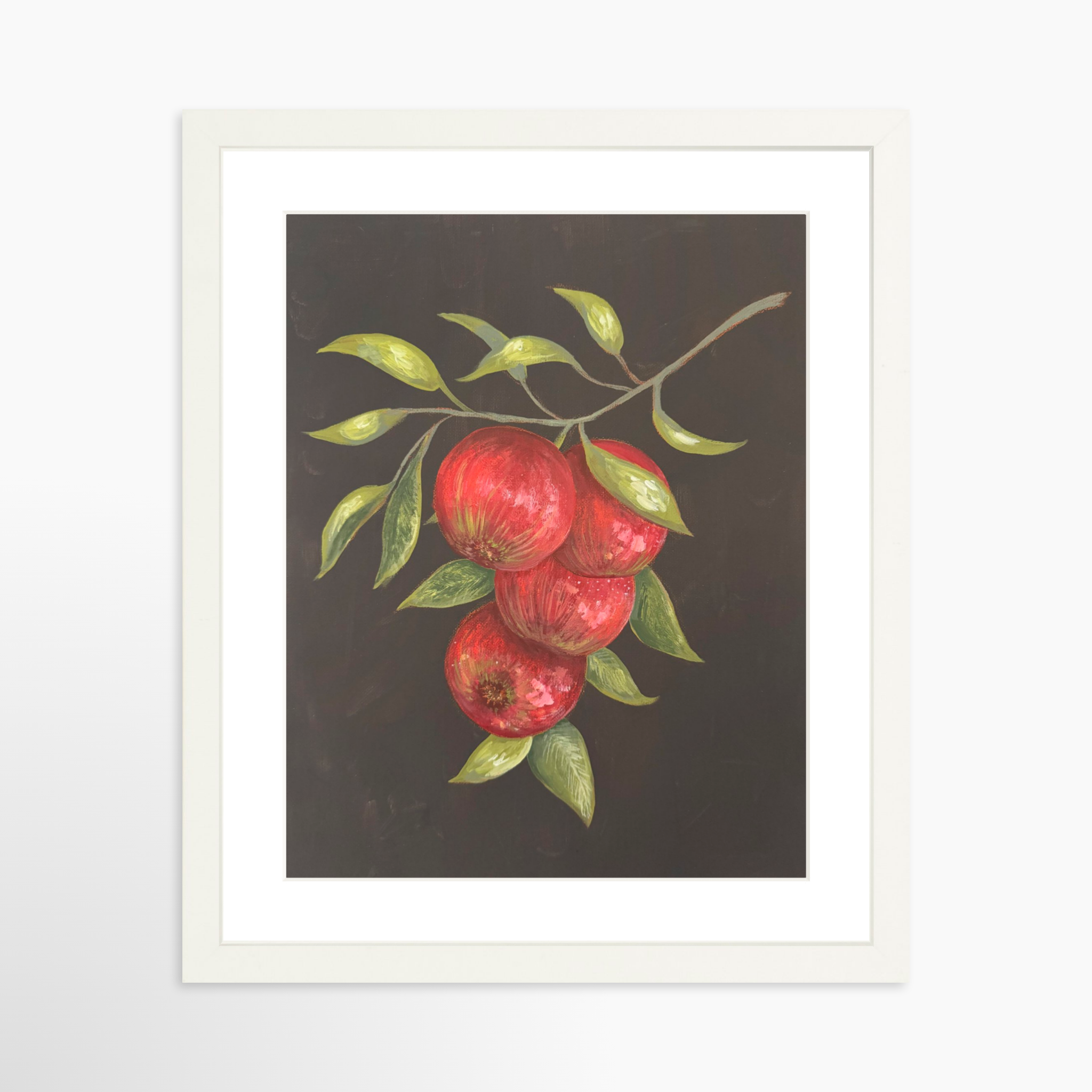 11x14 / White Frame + White Mat