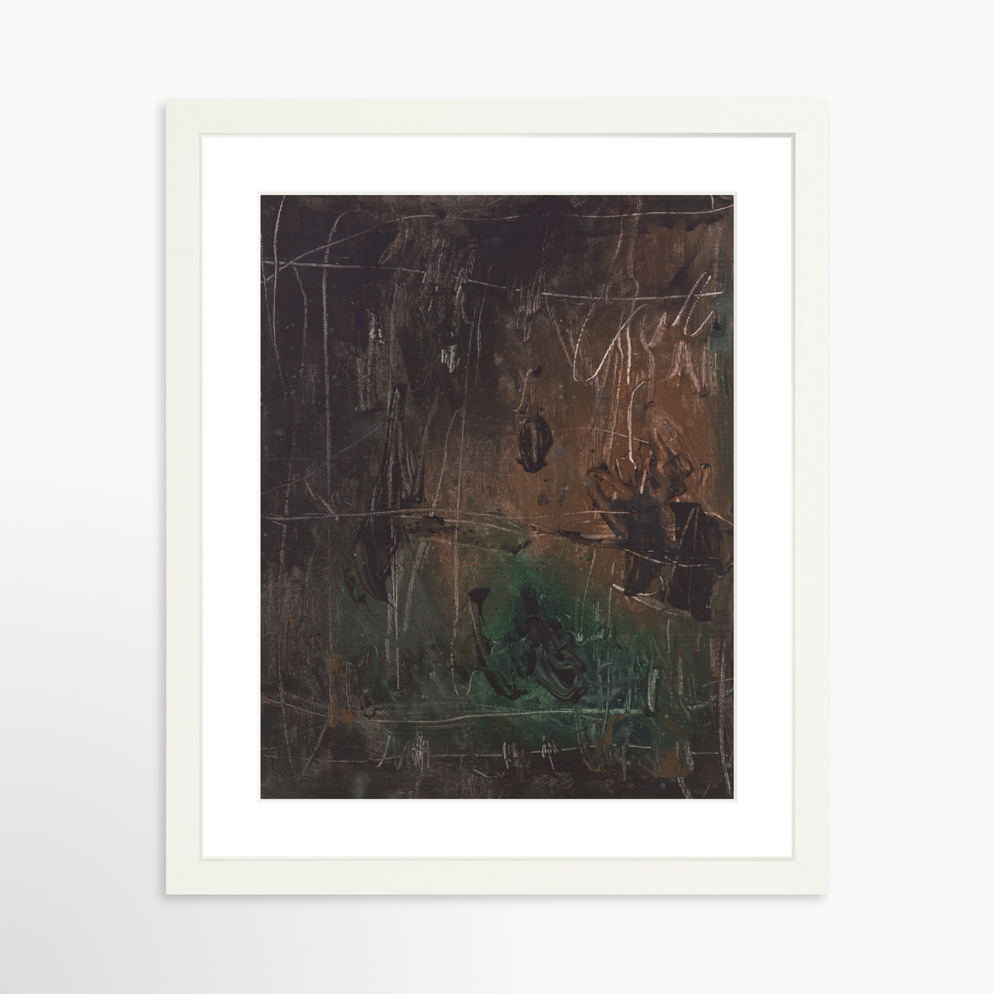 11x14 / White Frame + White Mat