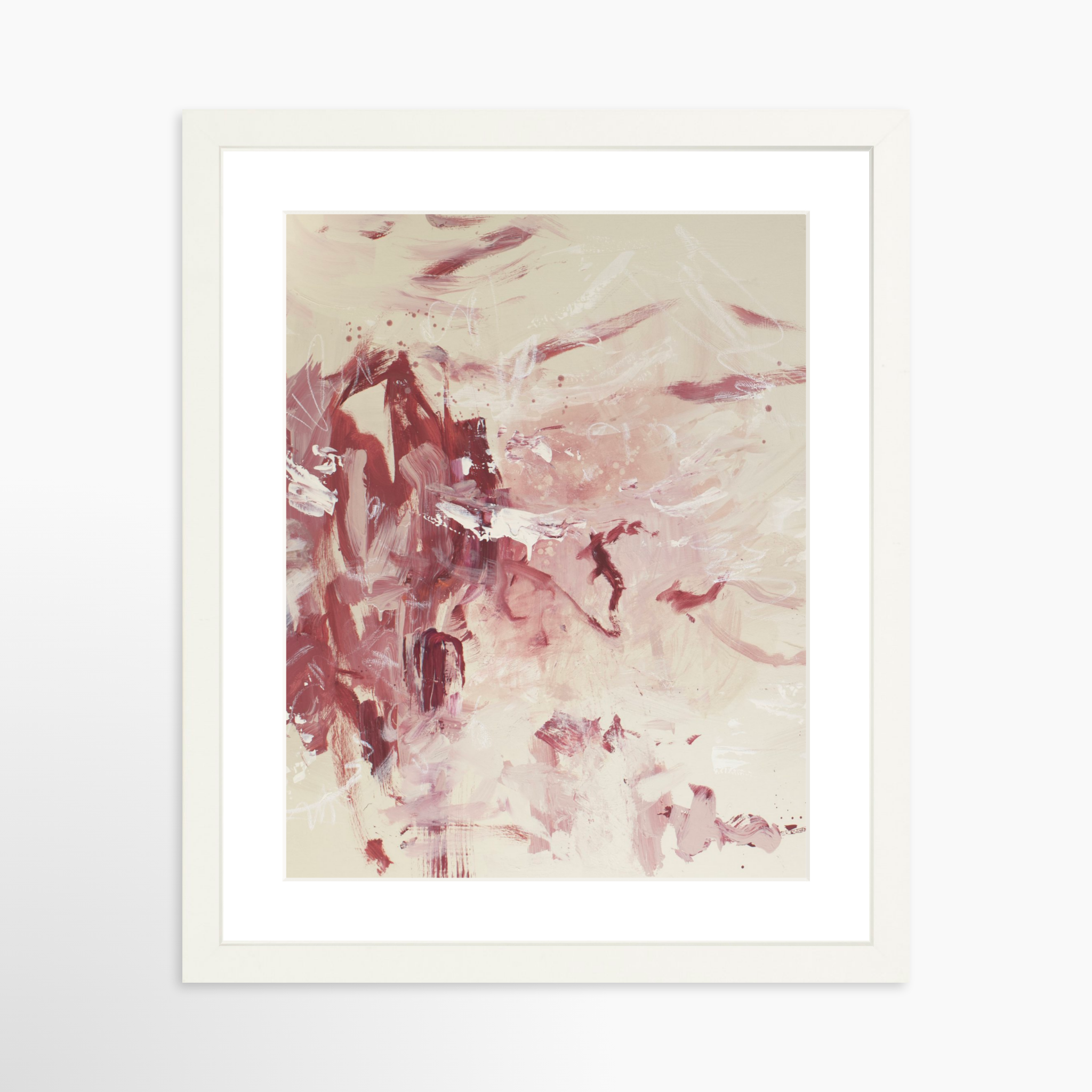 11x14 / White Frame + White Mat