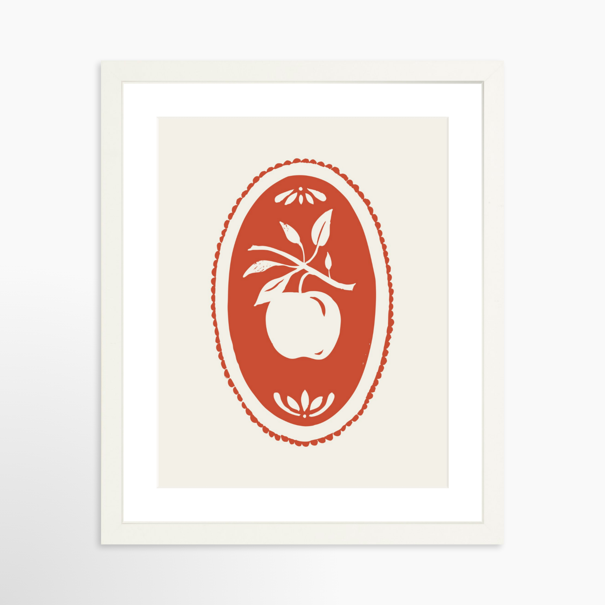 11x14 / White Frame + White Mat