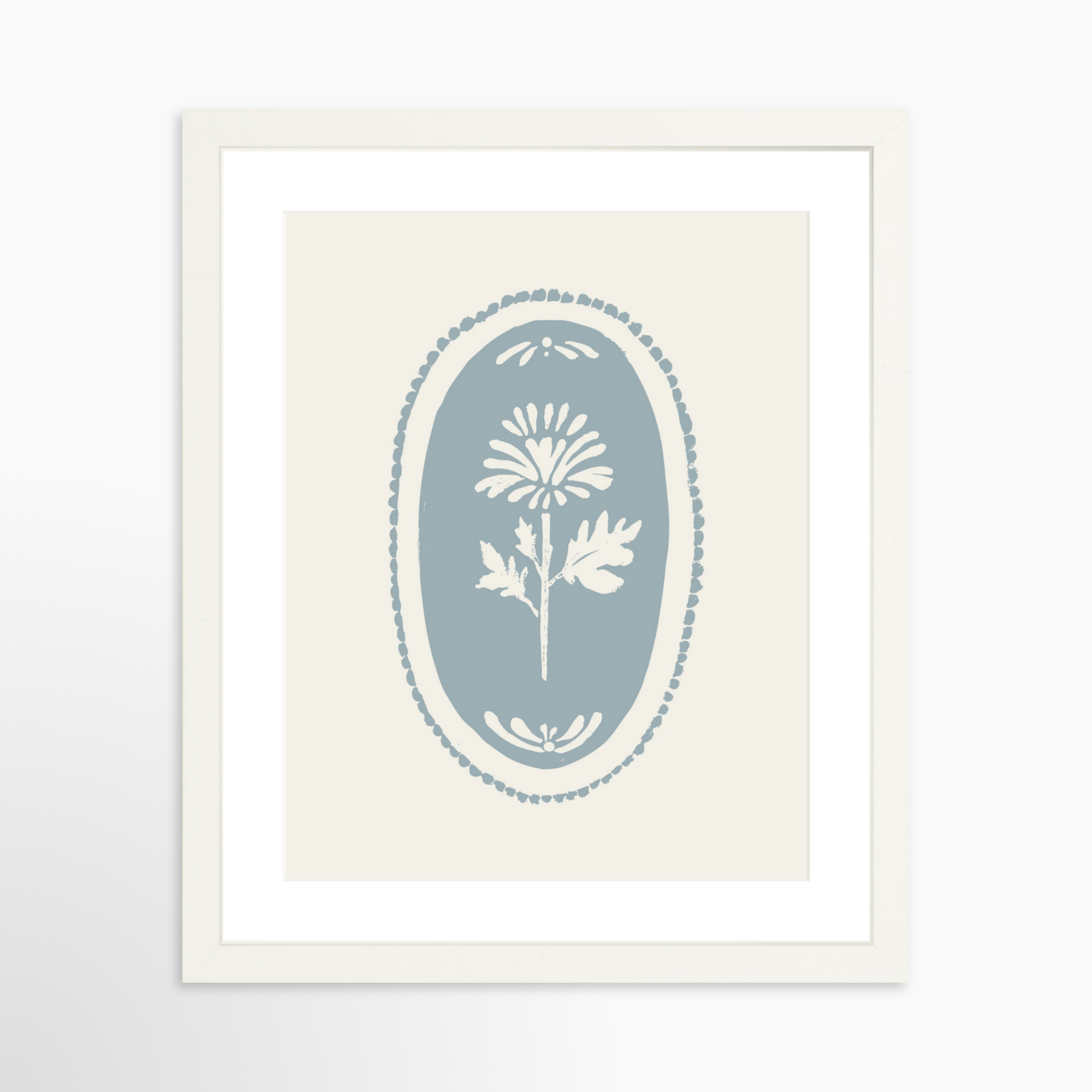 11x14 / White Frame + White Mat