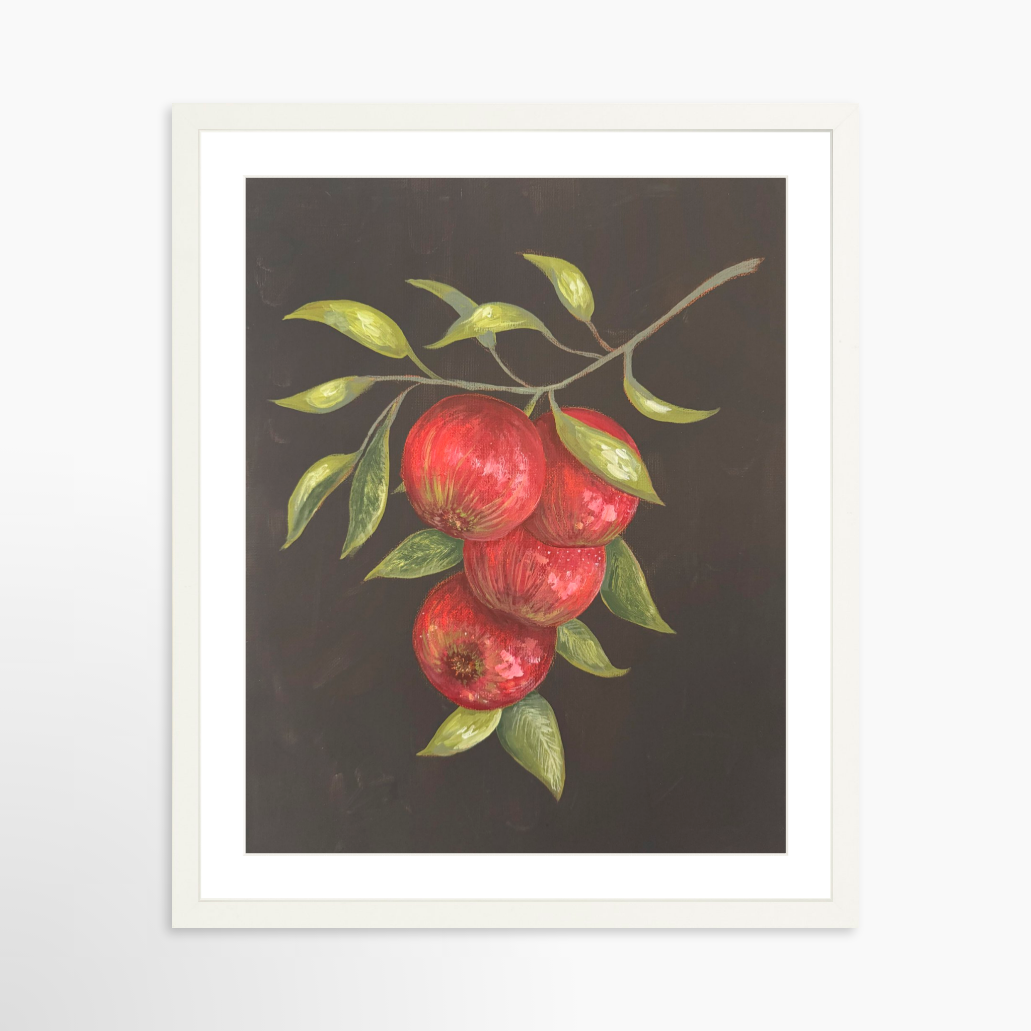 16x20 / White Frame + White Mat