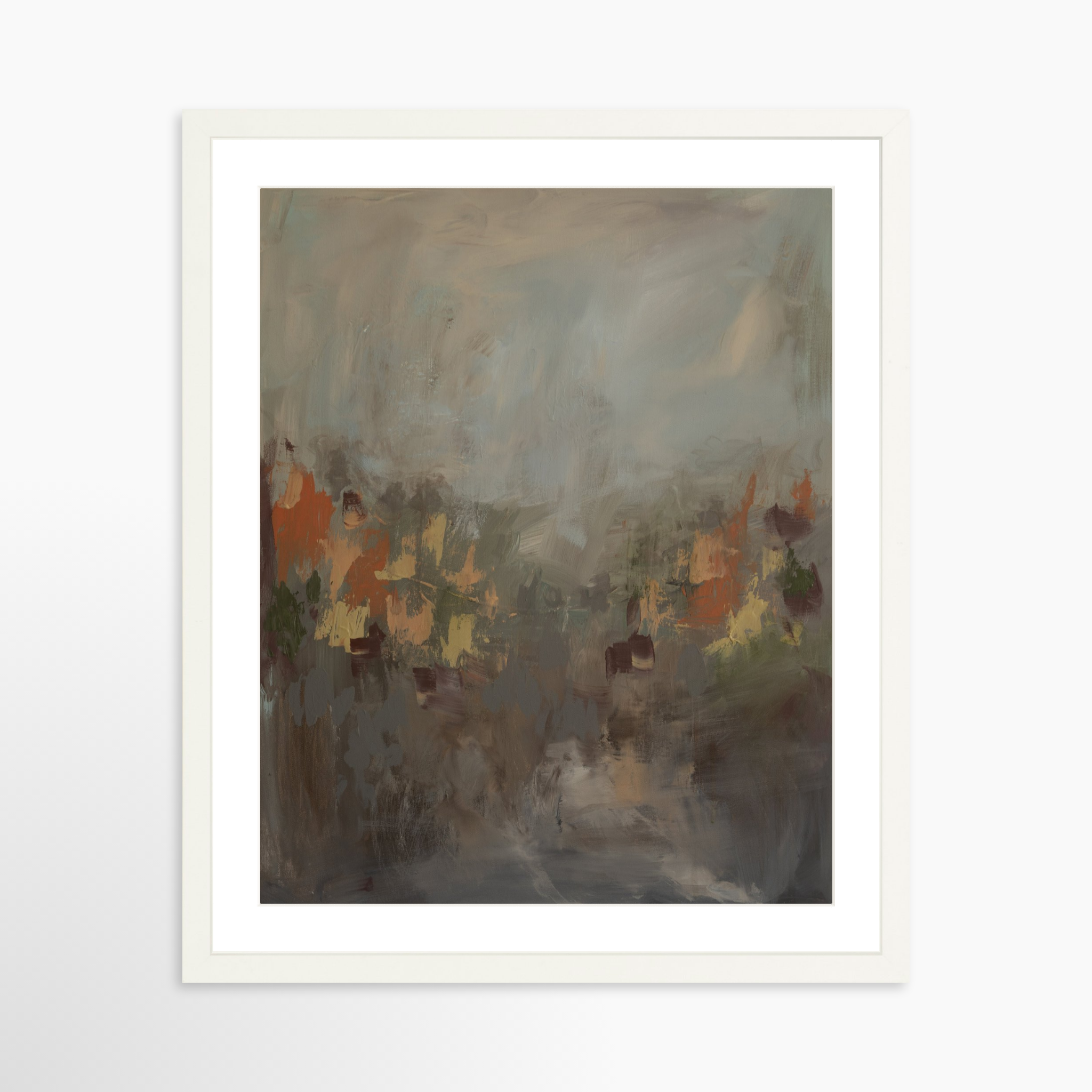 20x24 / White Frame + White Mat