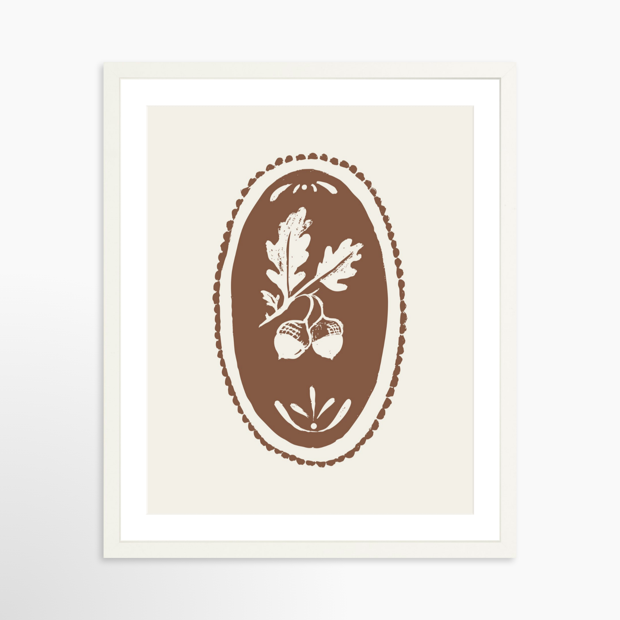 20x24 / White Frame + White Mat