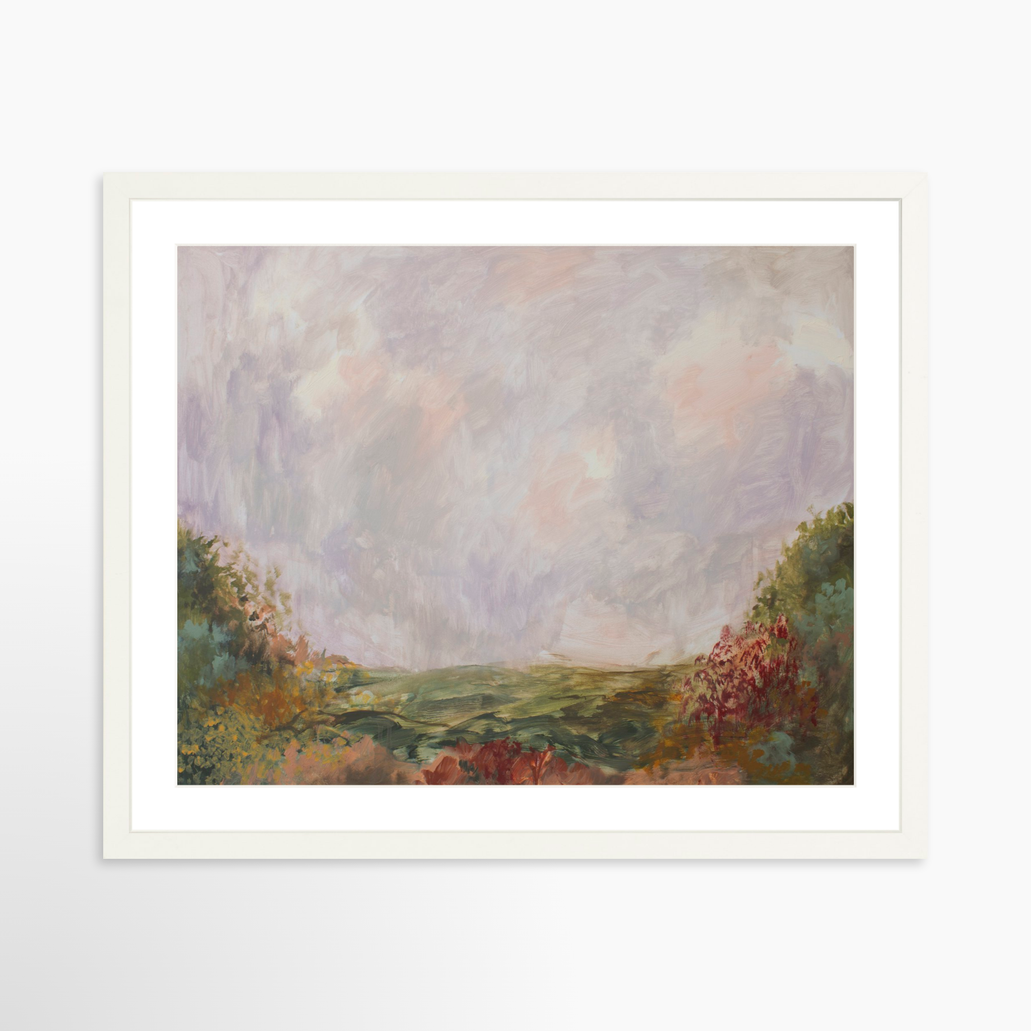 20x16 / White Frame + White Mat