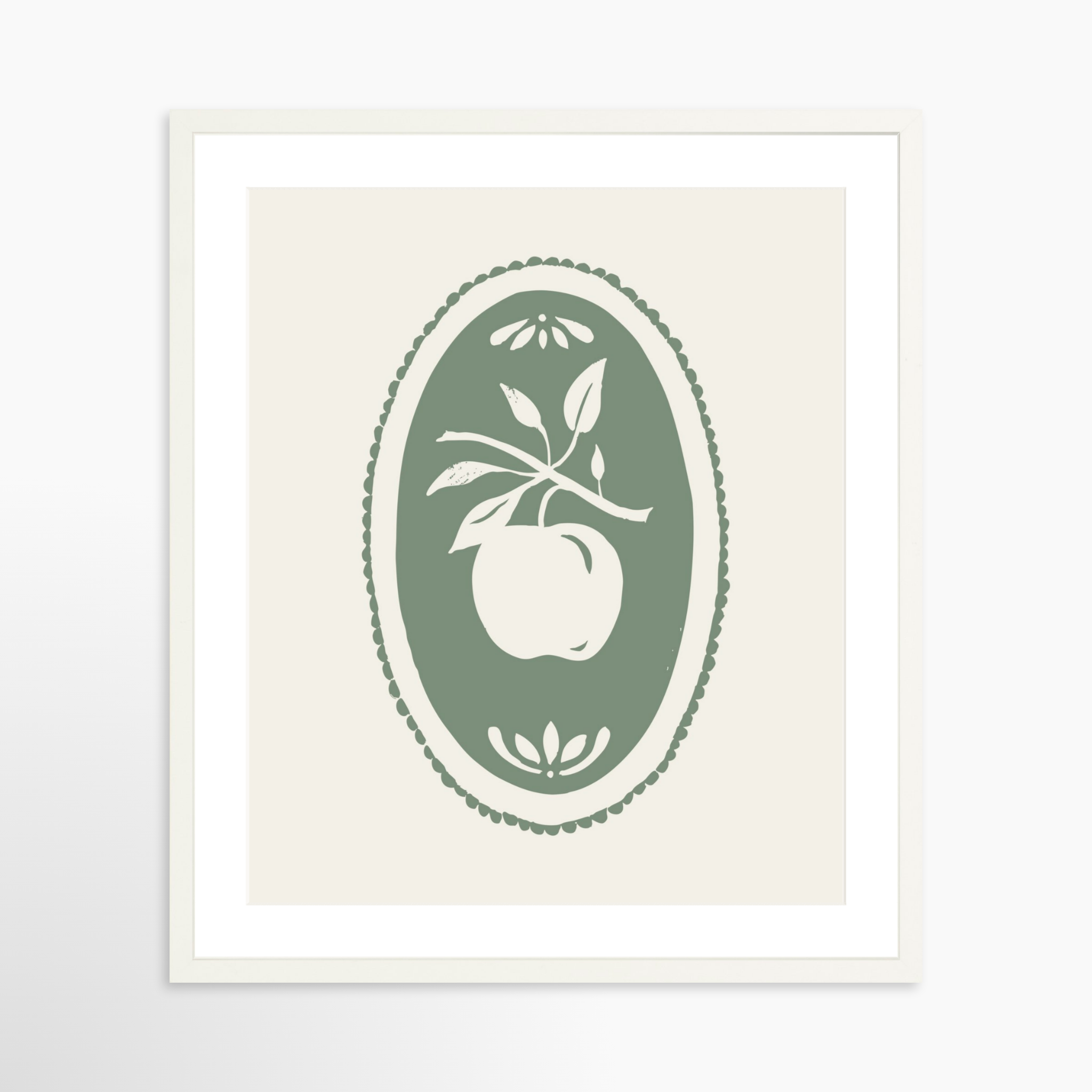 20x24 / White Frame + White Mat