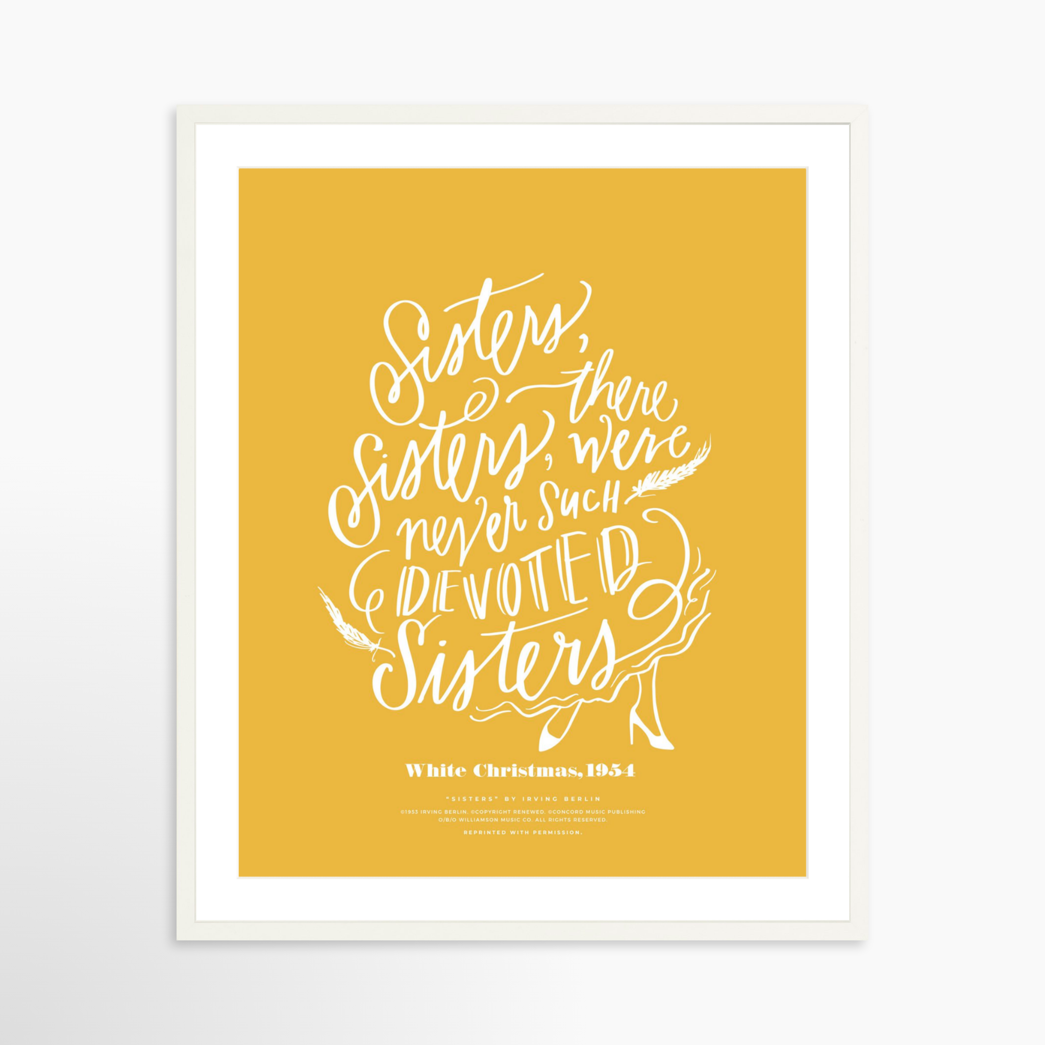 24x30 / White Frame + White Mat