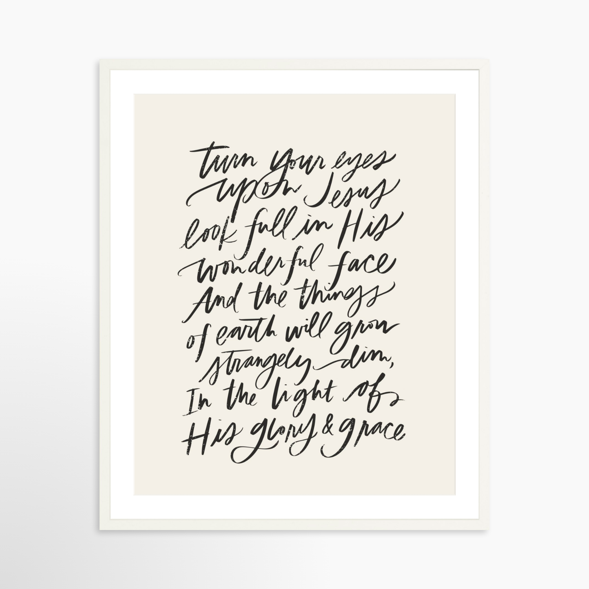 24x30 / White Frame + White Mat