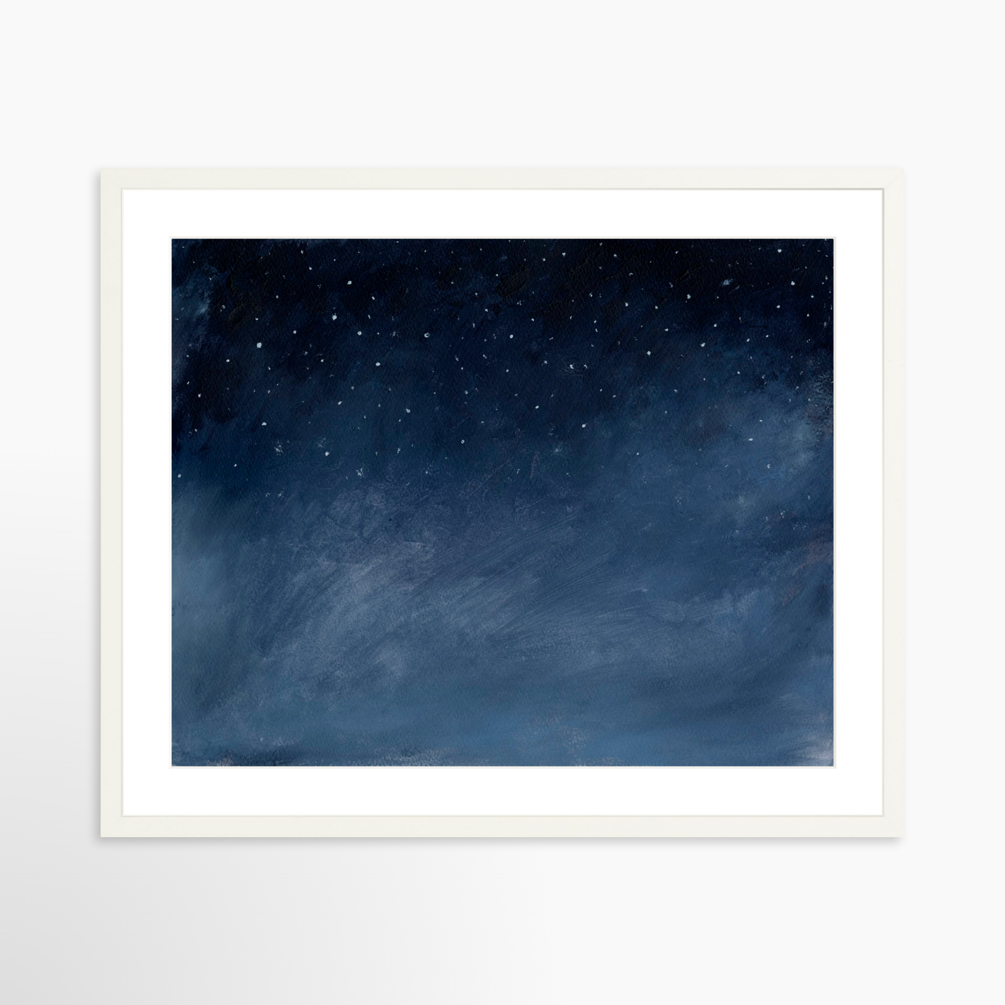 25x20 / White Frame + White Mat
