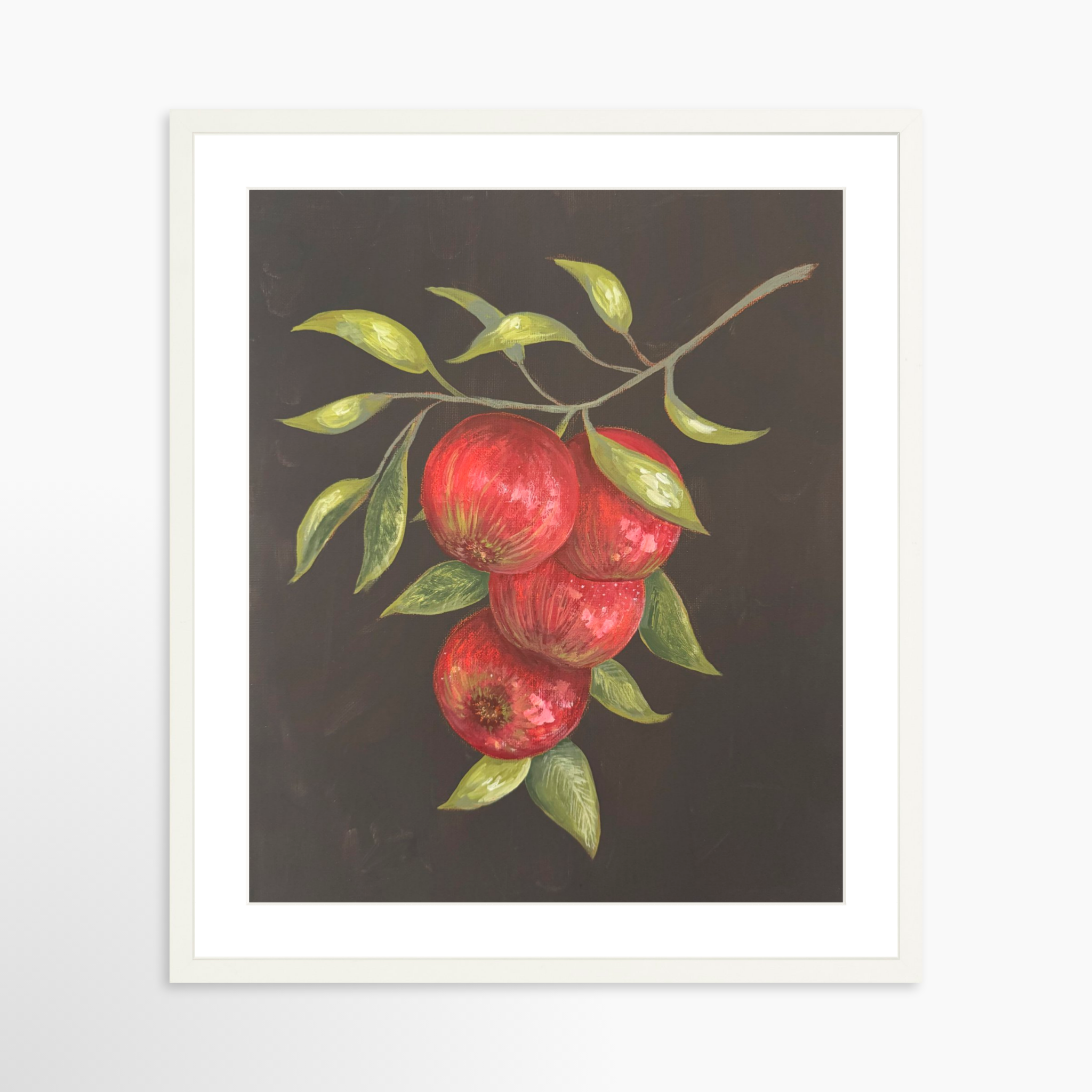 20x24 / White Frame + White Mat