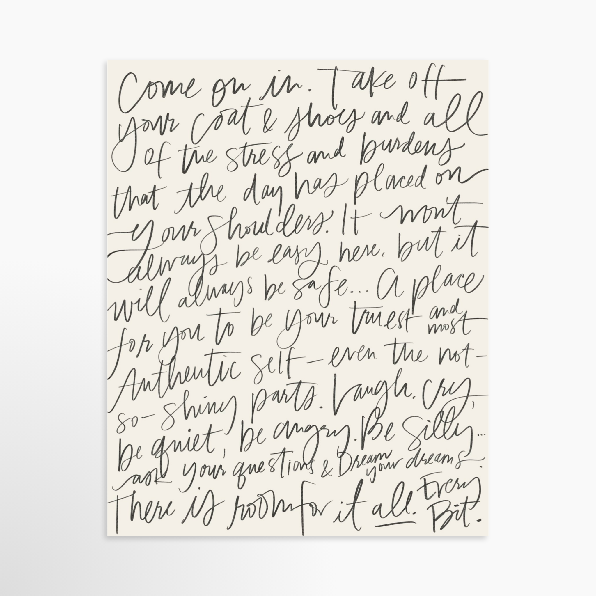 20x25 / Luxe Art Print (Unframed)
