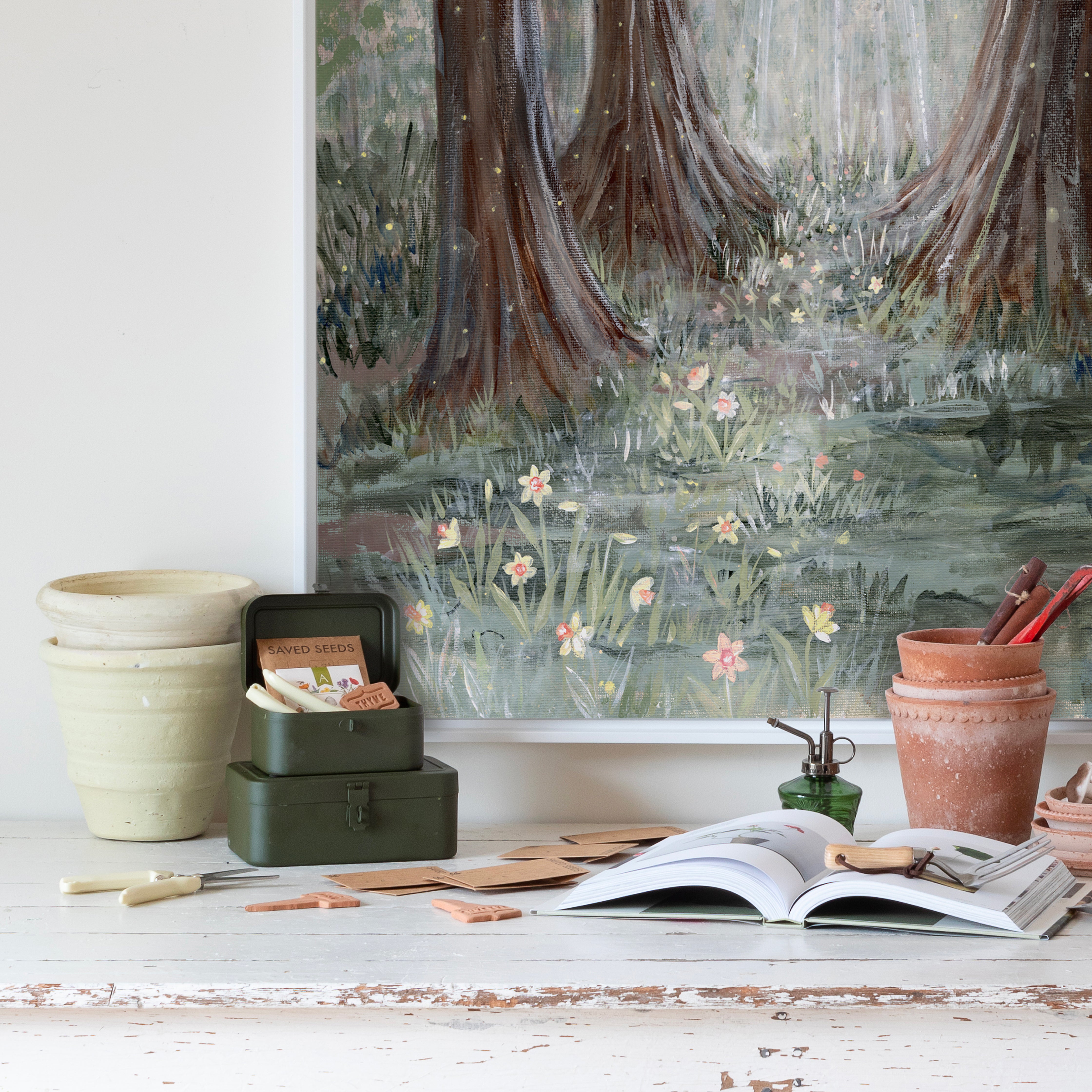 A Light Through the Trees | Canvas