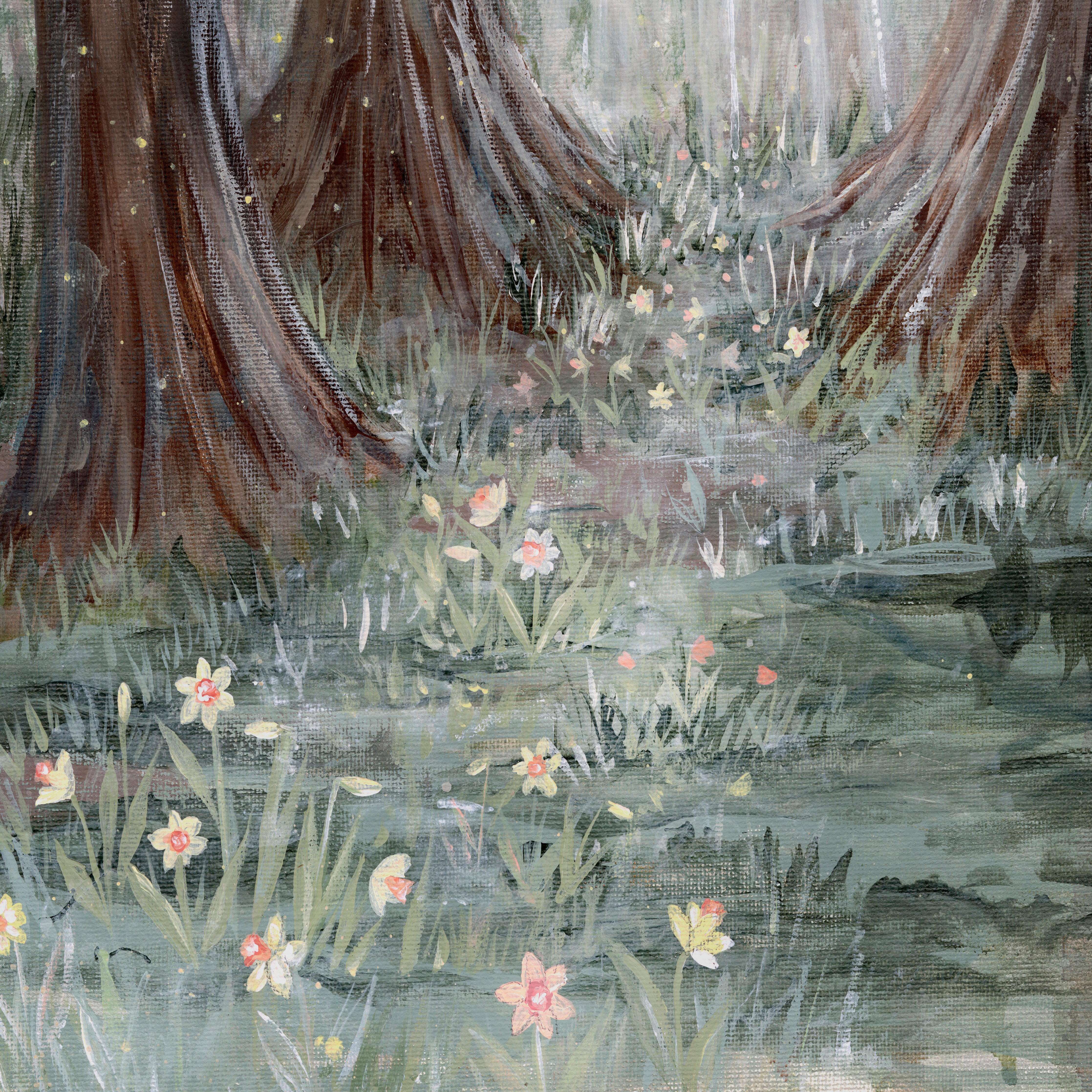 A Light Through the Trees | Canvas