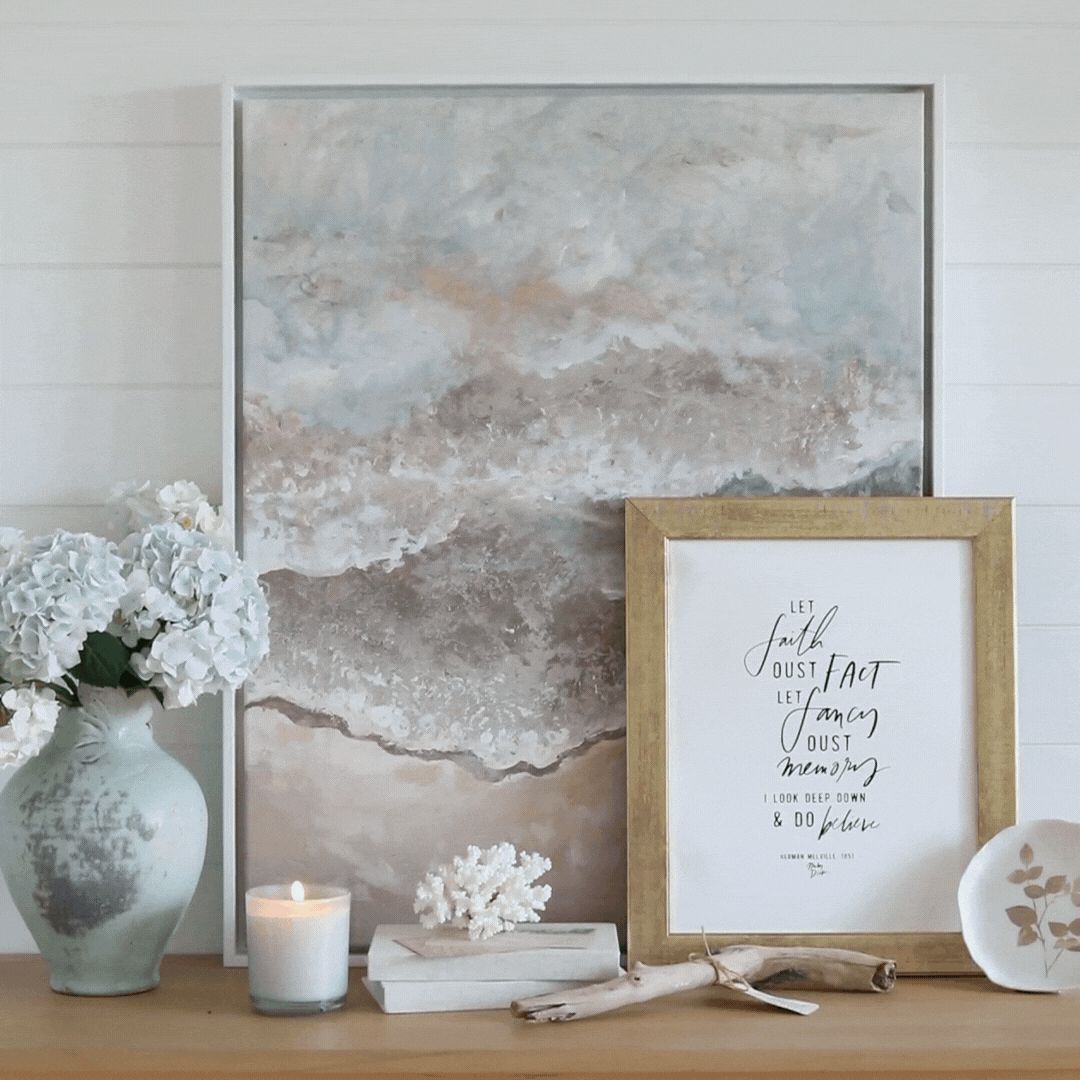 Sandy Shore Canvas Wall Art