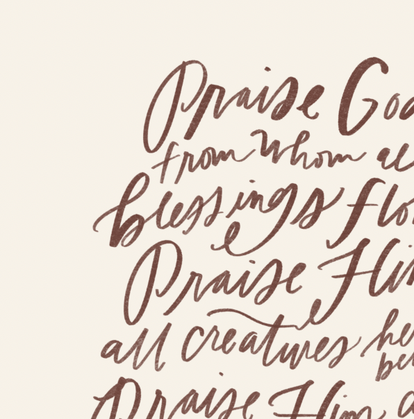 Doxology II Luxe Art Print