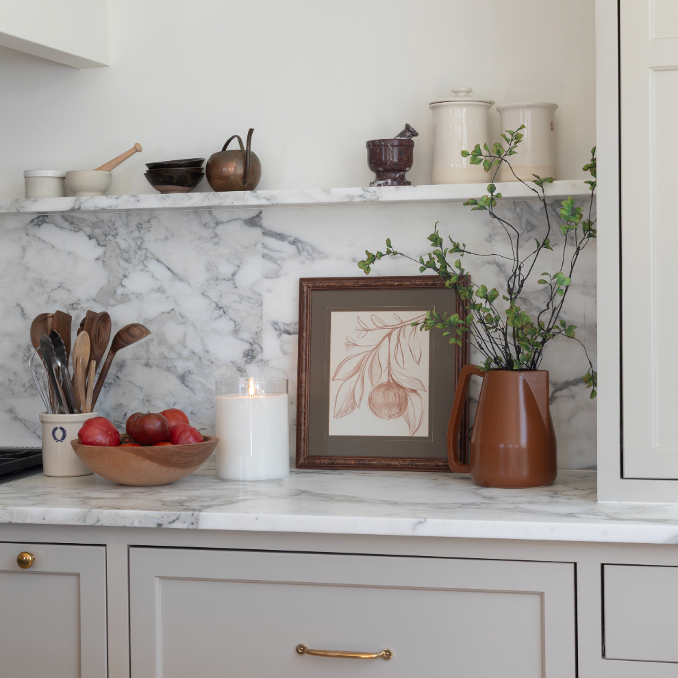 Sepia Pom Sketch Luxe Art Print