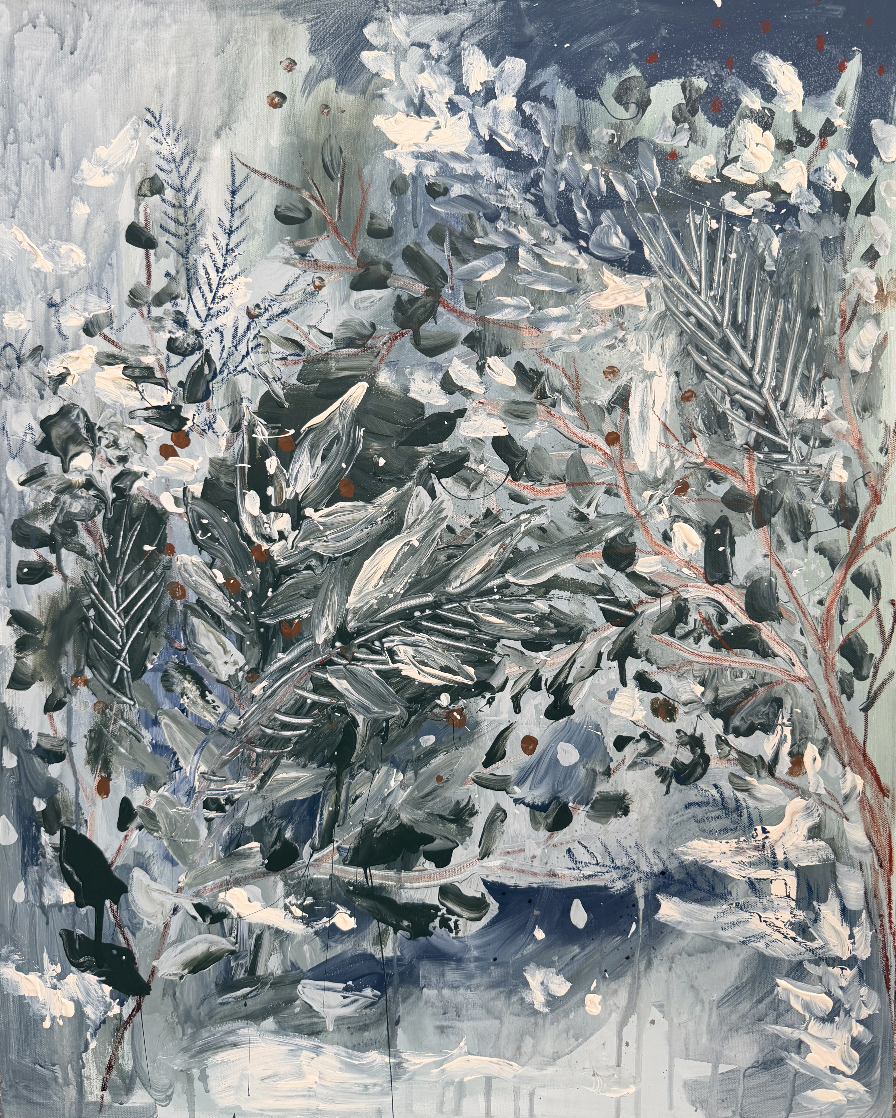 Frosted Pines Luxe Art Print