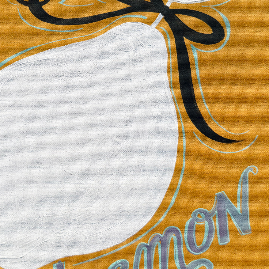 Coquette Lemon Luxe Art Print