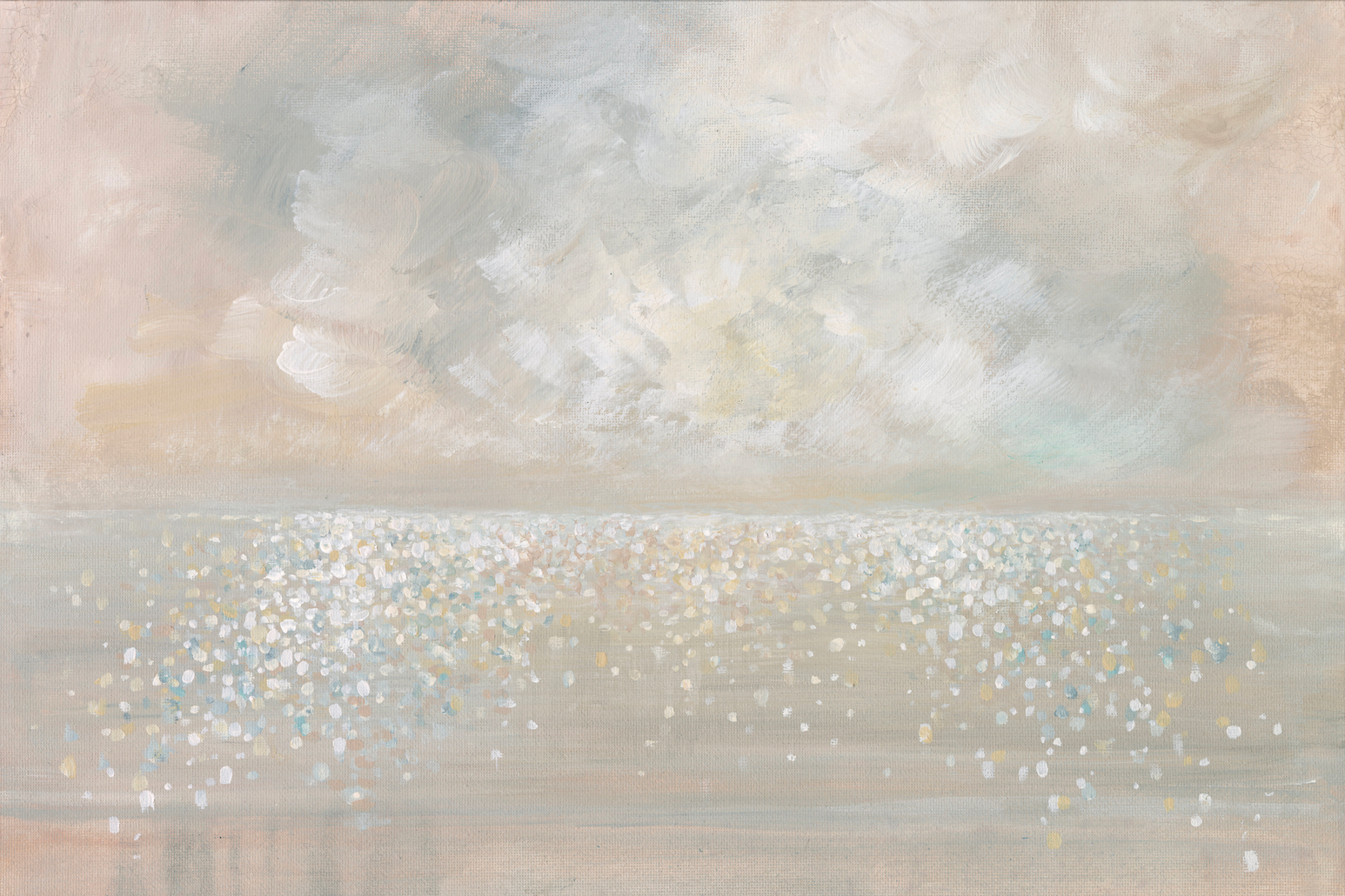 Golden Waters Canvas Wall Art . Rectangle